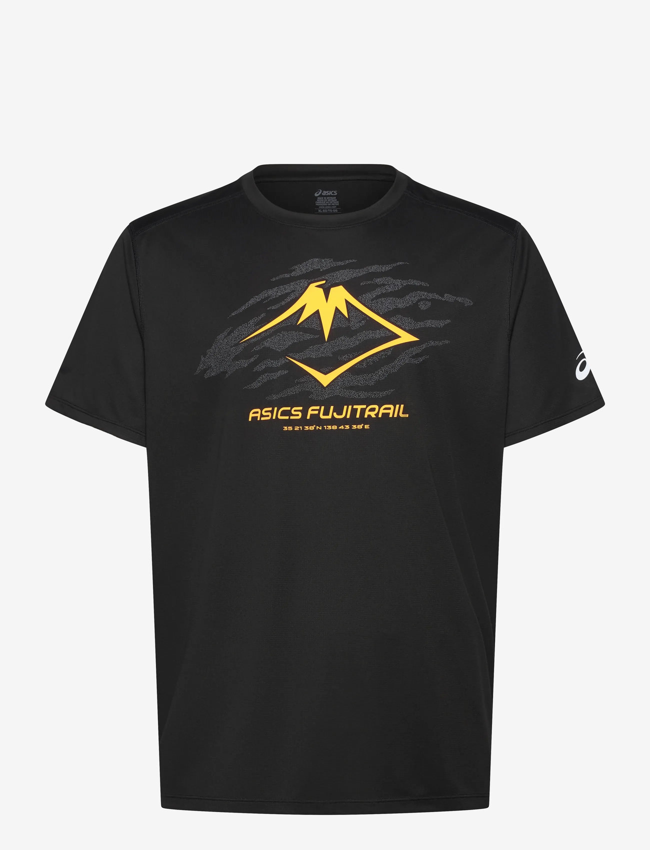 Asics - FUJITRAIL LOGO SS TOP - rudens drabužiai - performance black - 0