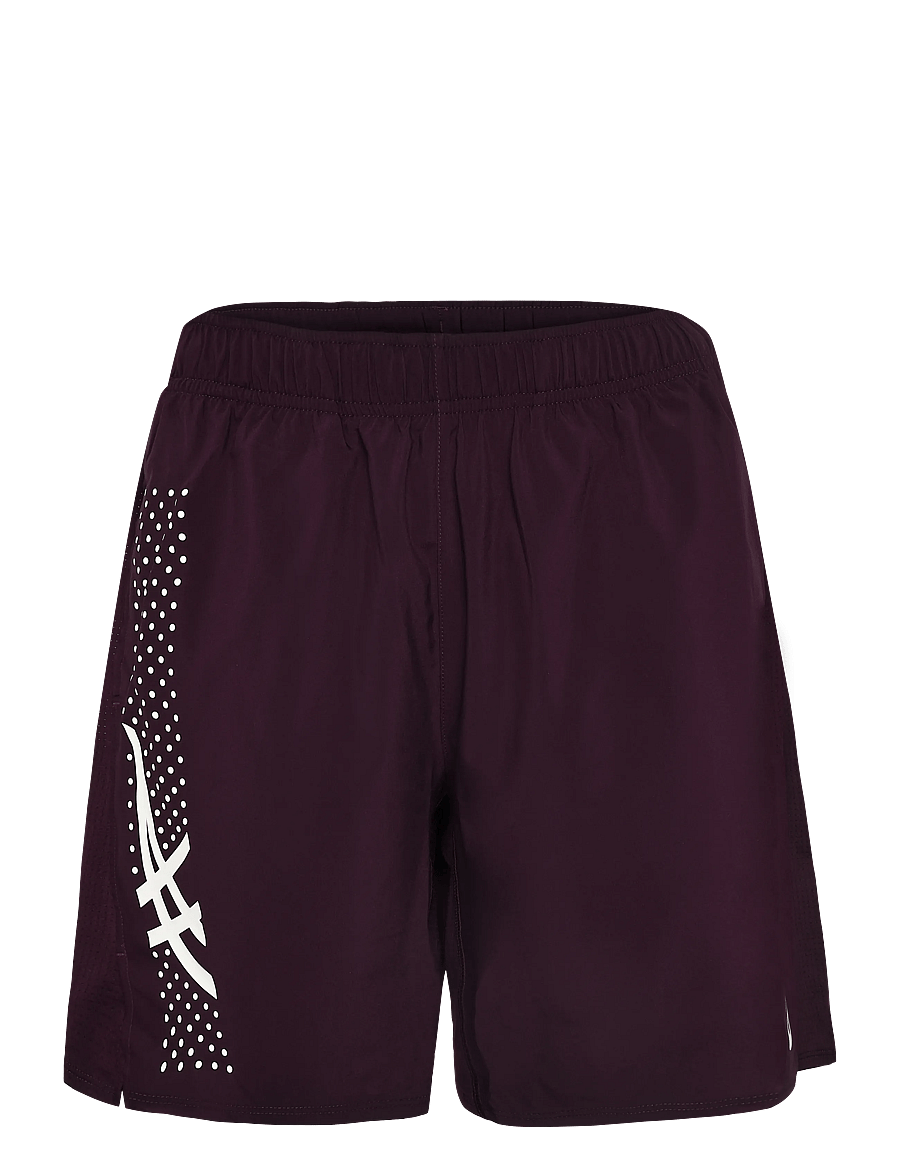 Asics - ICON 7IN SHORT - lühikesed jooksupüksid - dark aubergine - 0