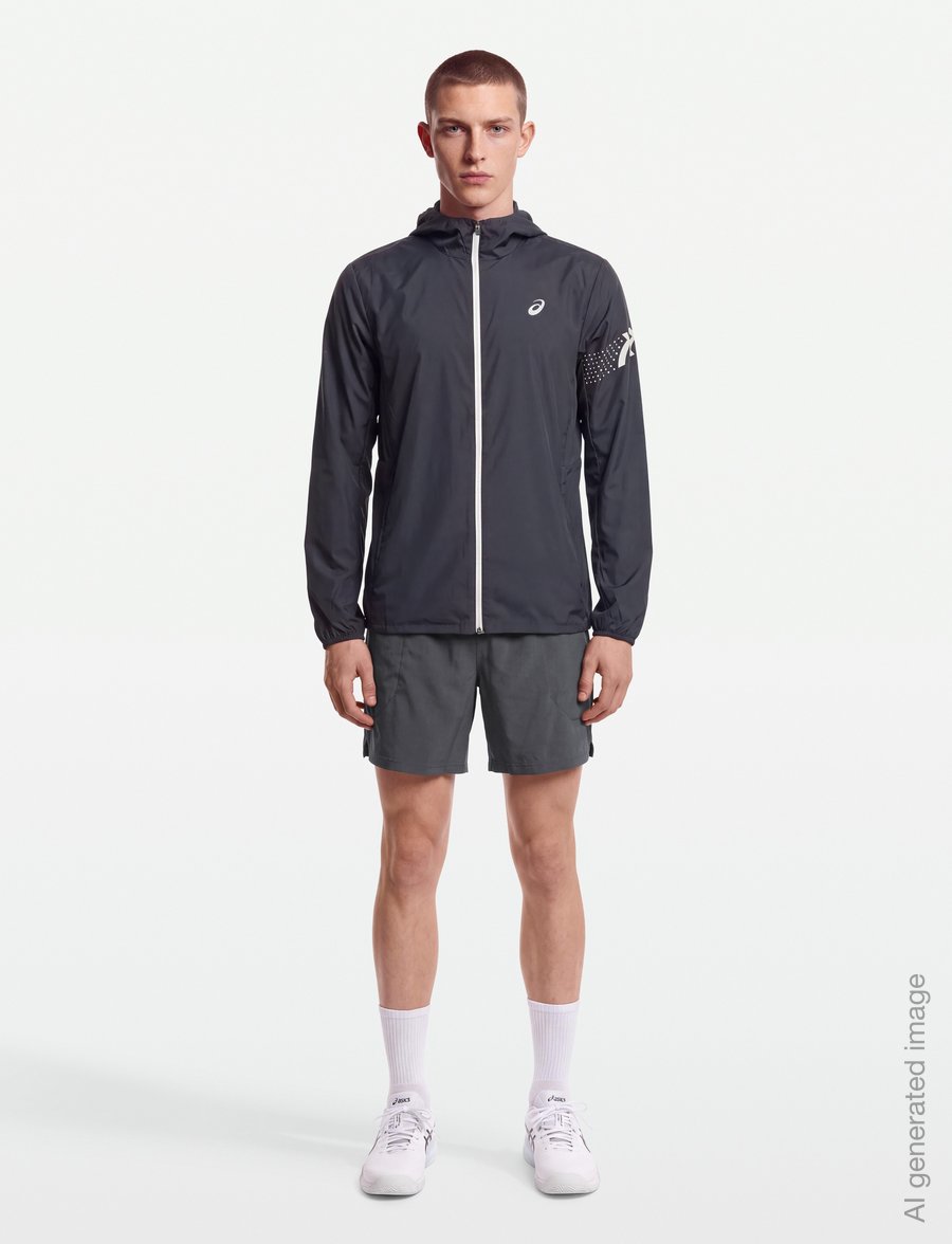Asics - ICON JACKET - sportjacken - carrier grey - 0