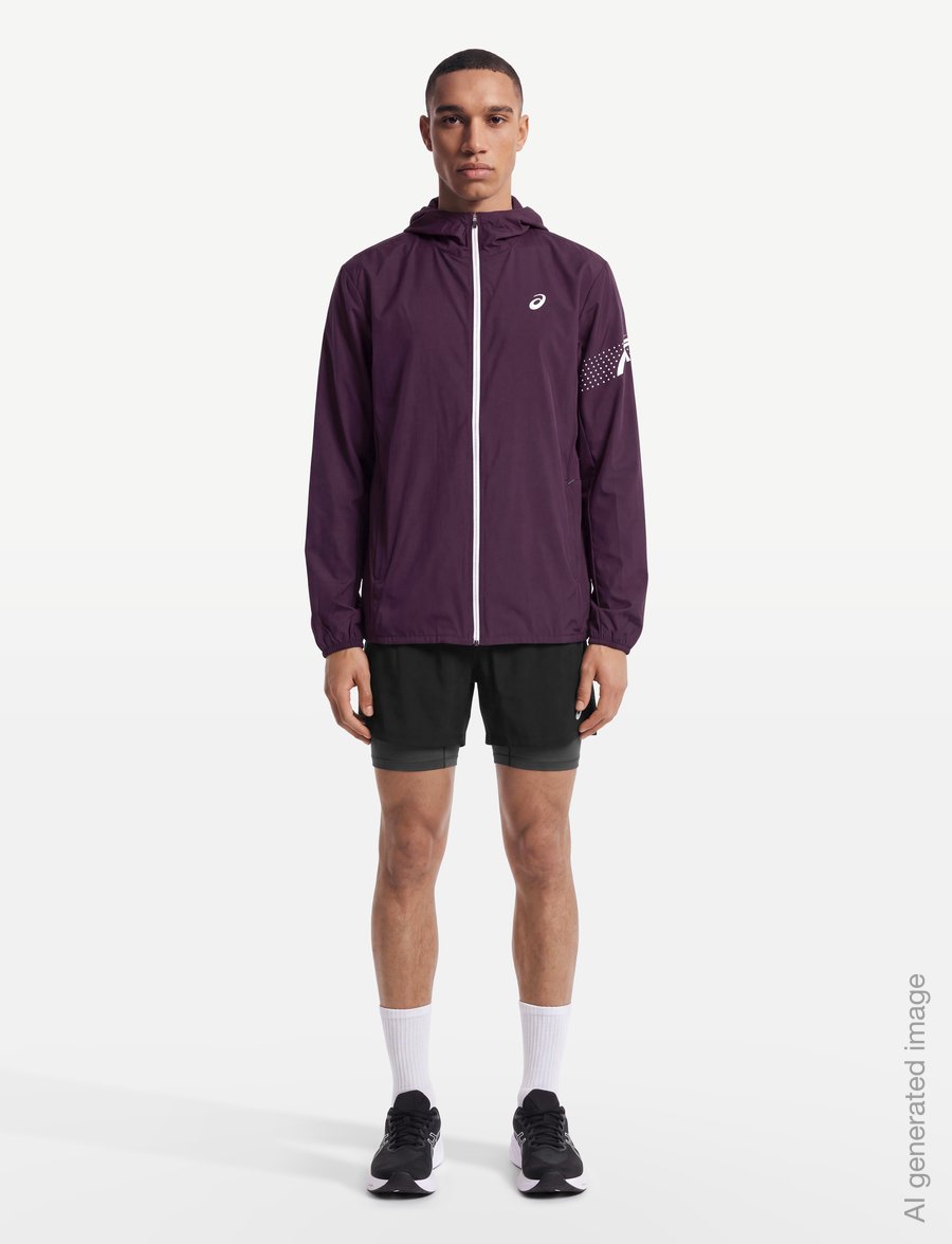 Asics - ICON JACKET - sportjacken - dark aubergine - 0