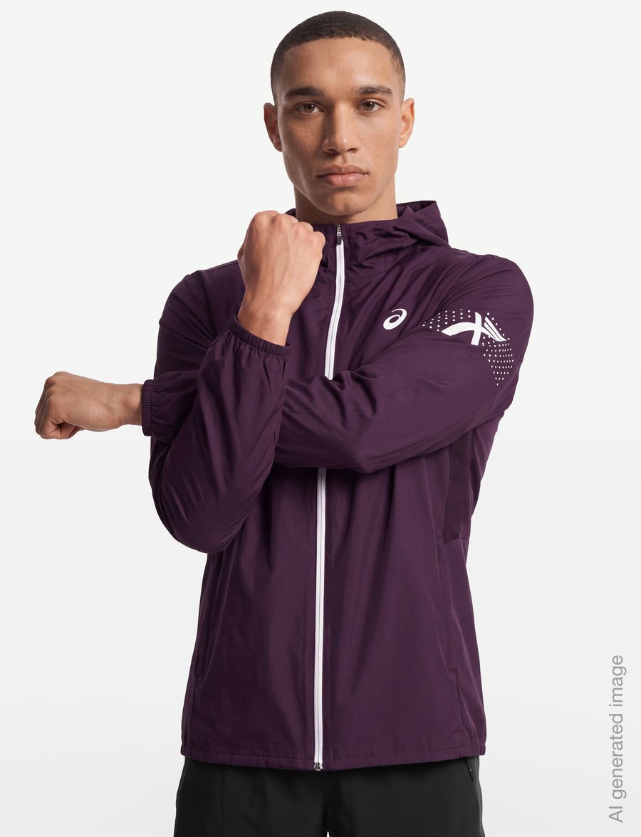 Asics - ICON JACKET - sportjacken - dark aubergine - 3