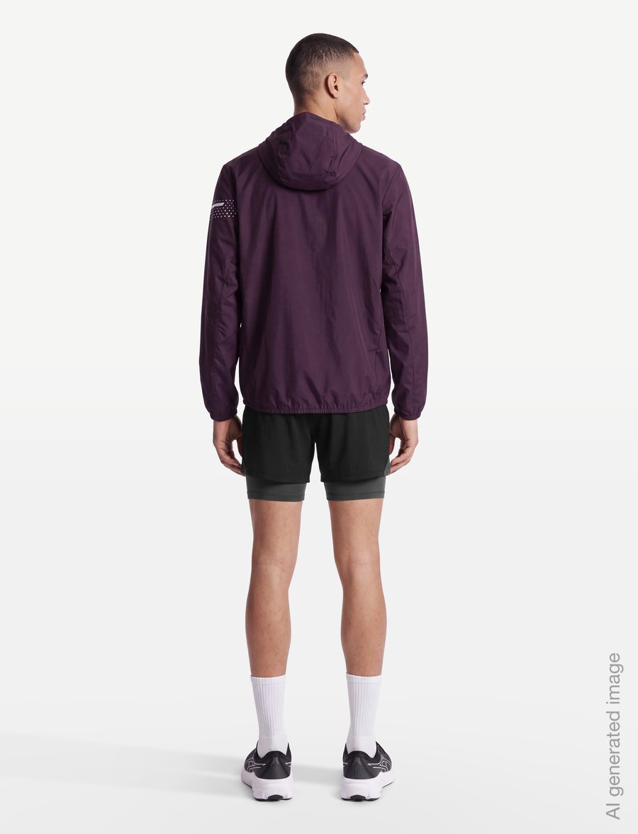 Asics - ICON JACKET - sportjacken - dark aubergine - 4
