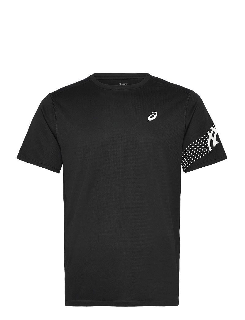 Asics - ICON SS TOP - t-shirts - performance black/cream - 0