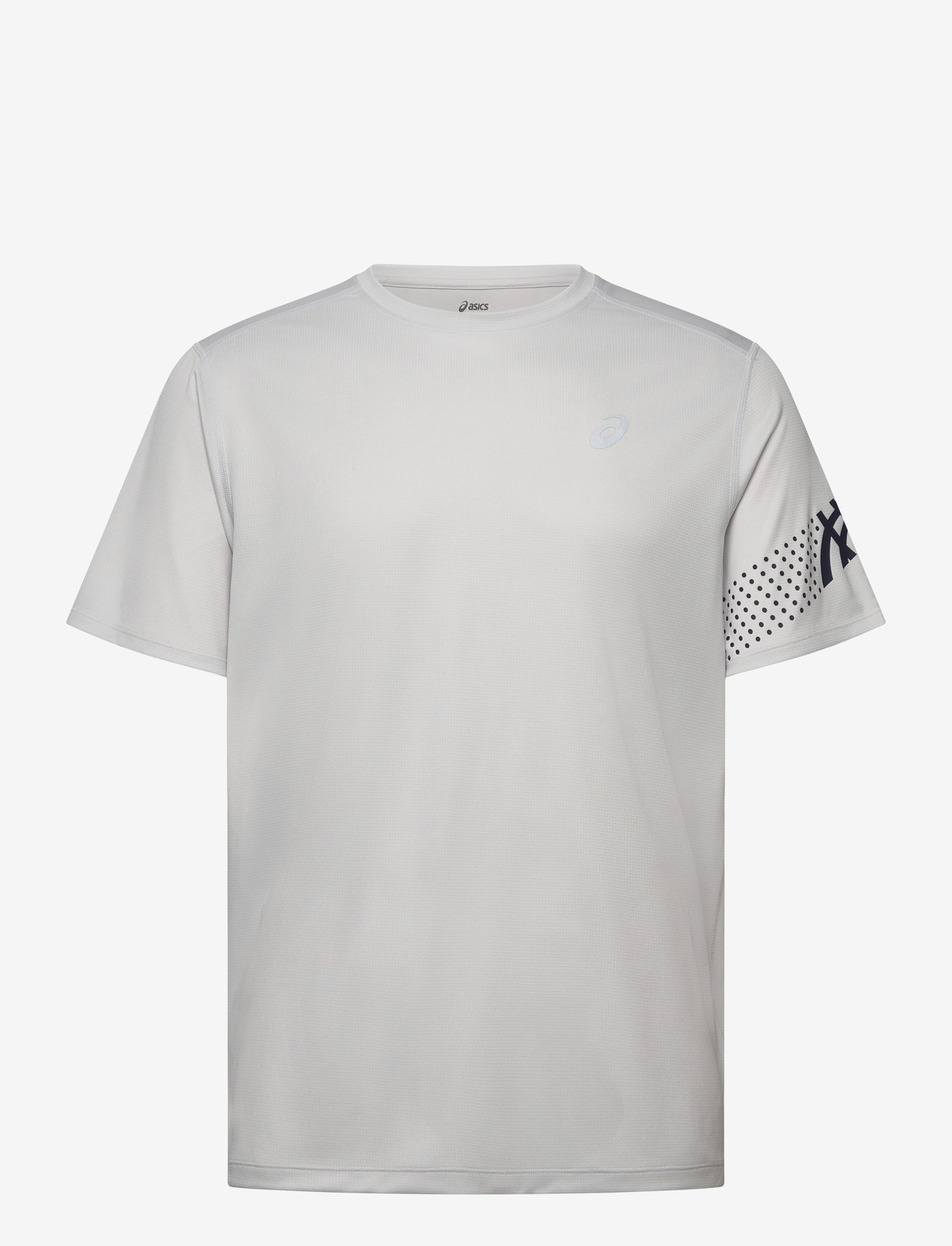 Asics - ICON SS TOP - t-shirts - cloud grey/midnight - 0
