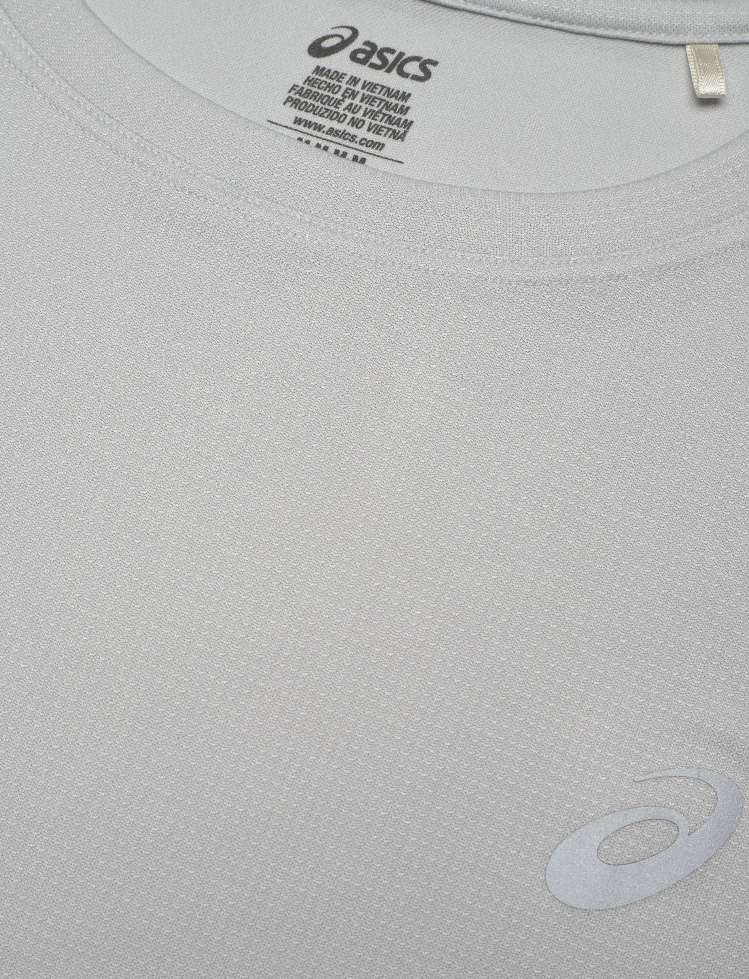Asics - ICON SS TOP - t-shirts - cloud grey/midnight - 2