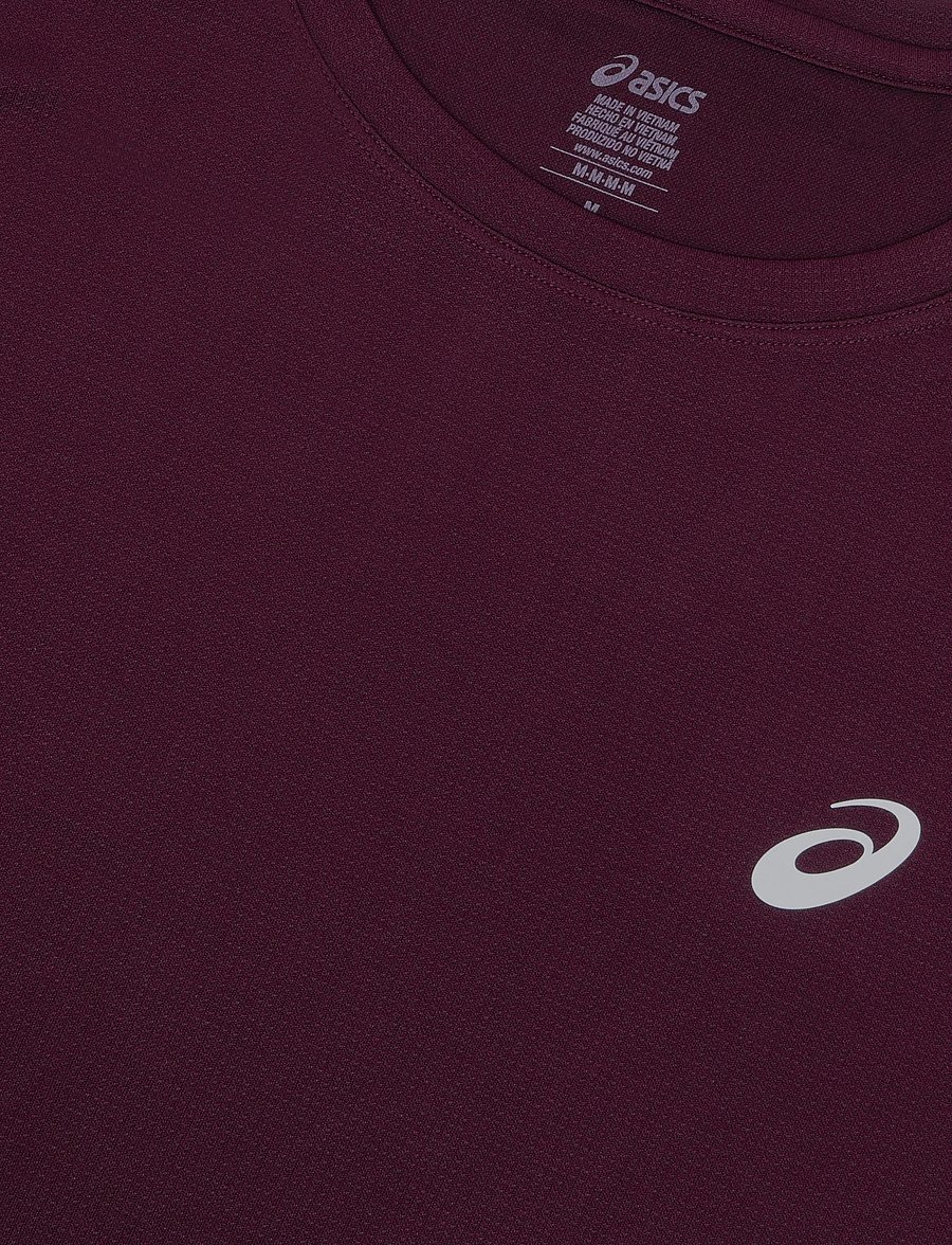 Asics - ICON SS TOP - t-shirts - dark aubergine - 2