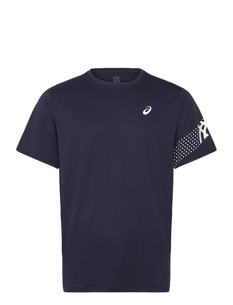 Asics - ICON SS TOP - t-shirts - midnight/cream - 0