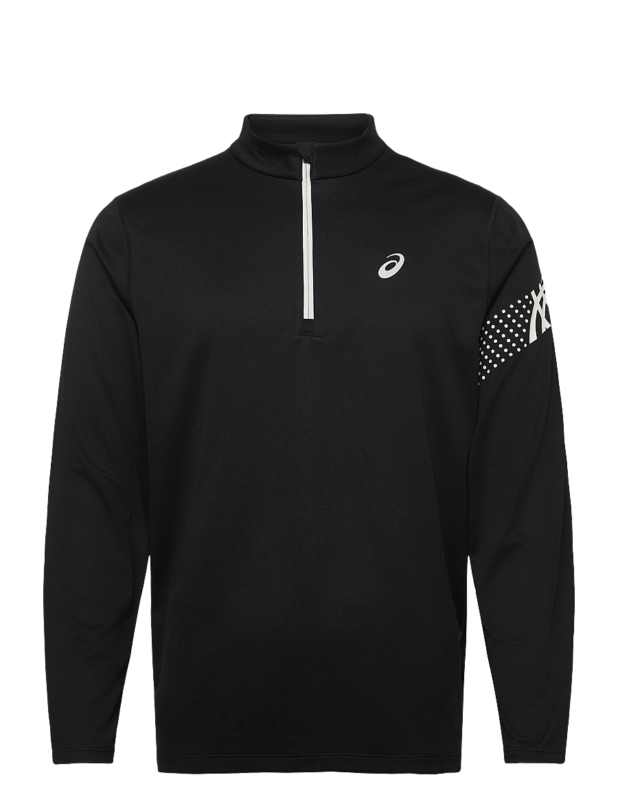 Asics - ICON LS 1/2 ZIP TOP - flīsa un siltās jakas - performance black/cream - 0
