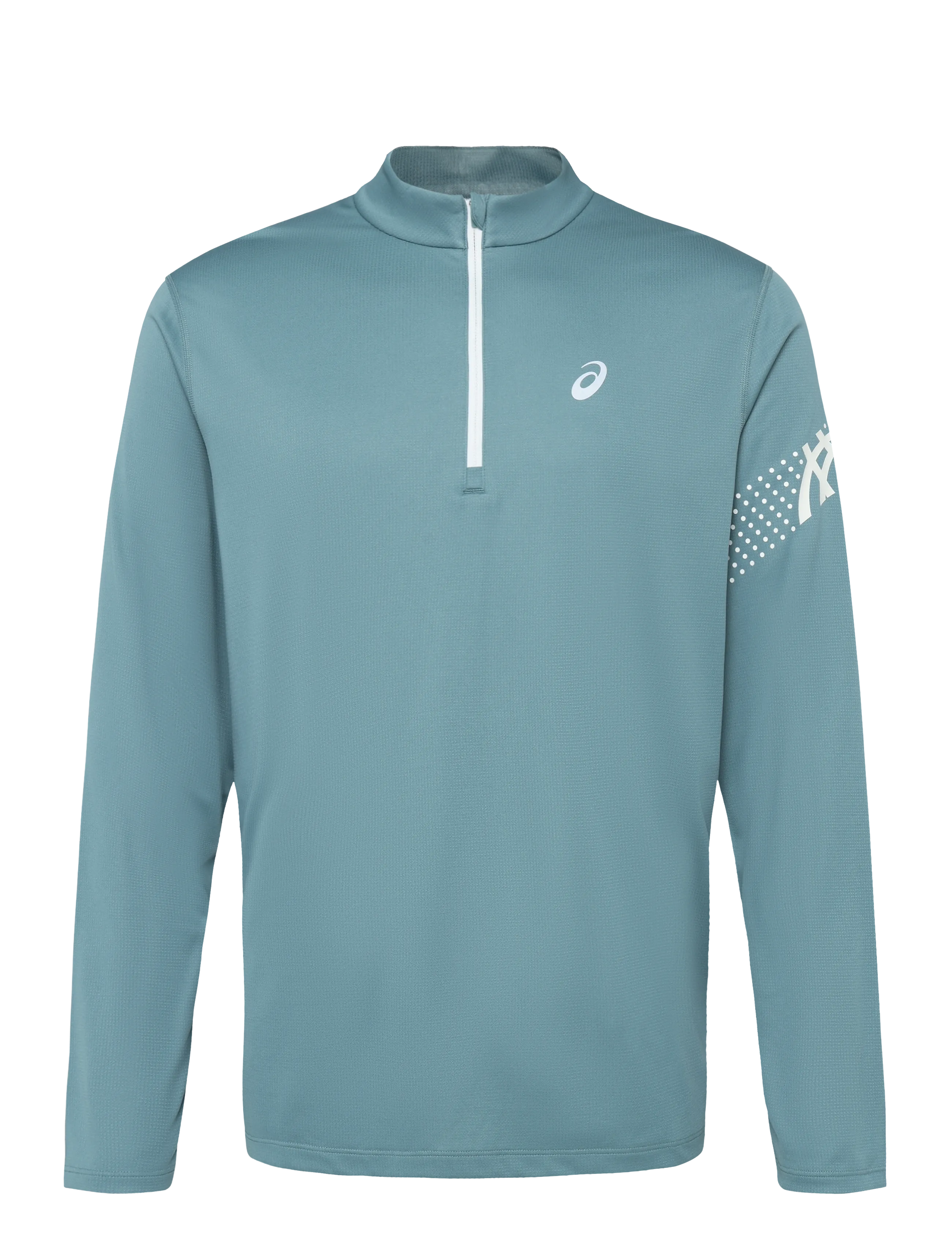 Asics ICON LS 1/2 ZIP TOP - Tøj - FOGGY TEAL / blue