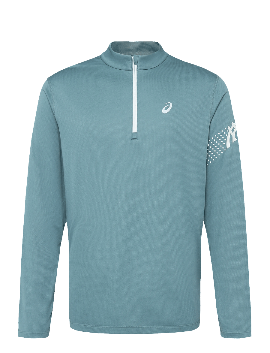 Asics - ICON LS 1/2 ZIP TOP - fleece og mellemlag - foggy teal - 0