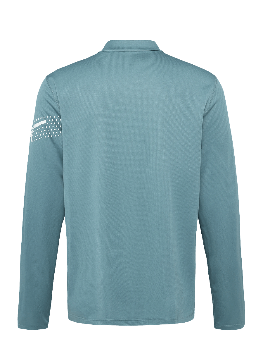Asics - ICON LS 1/2 ZIP TOP - fleece og mellemlag - foggy teal - 1
