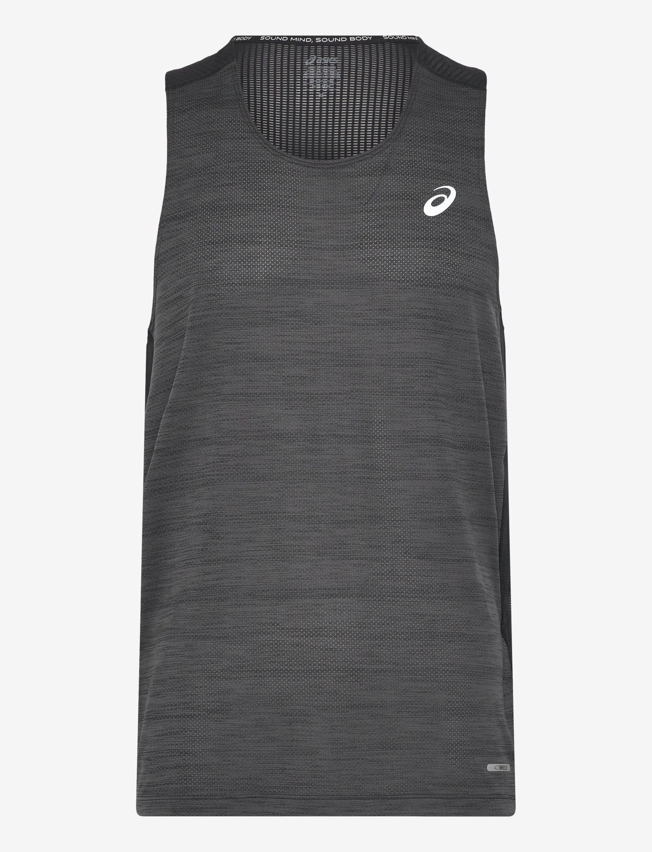 Asics - ROAD SINGLET - Õlapaeltega pluusid - performance black - 0