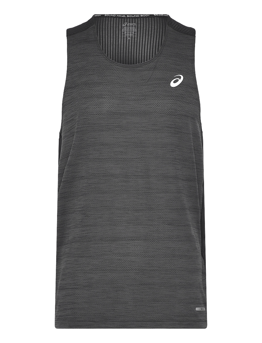 Asics - ROAD SINGLET - topi bez piedurknēm - performance black - 0