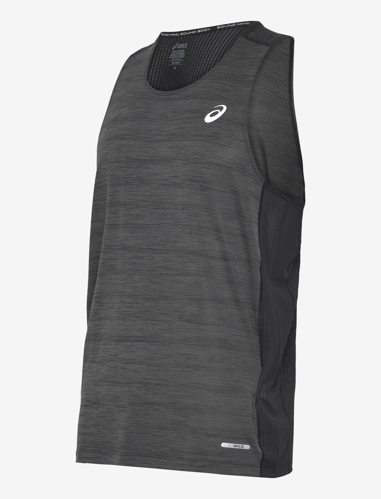 Asics - ROAD SINGLET - Õlapaeltega pluusid - performance black - 3