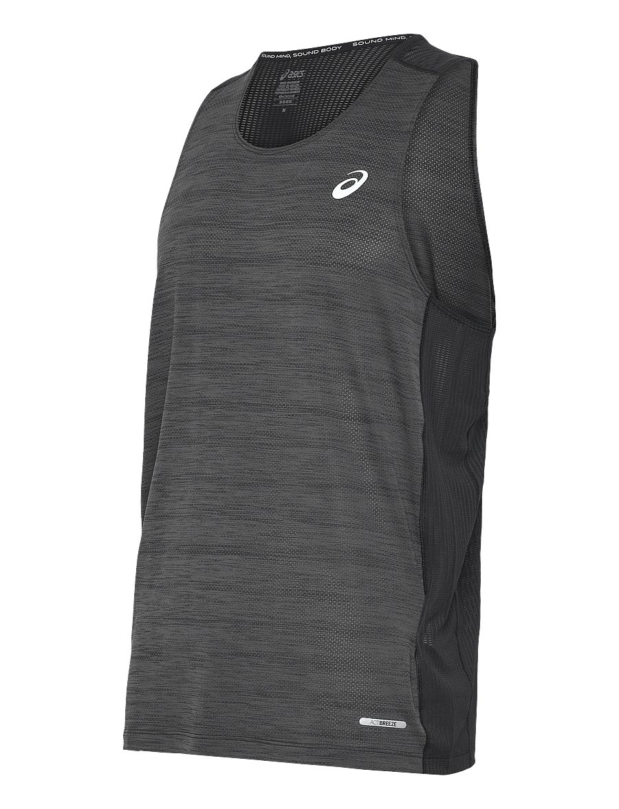 Asics - ROAD SINGLET - topi bez piedurknēm - performance black - 3