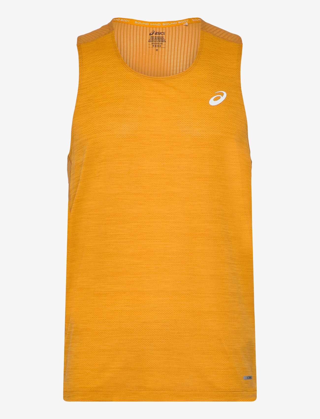 Asics - ROAD SINGLET - linnen - yamabuki - 0