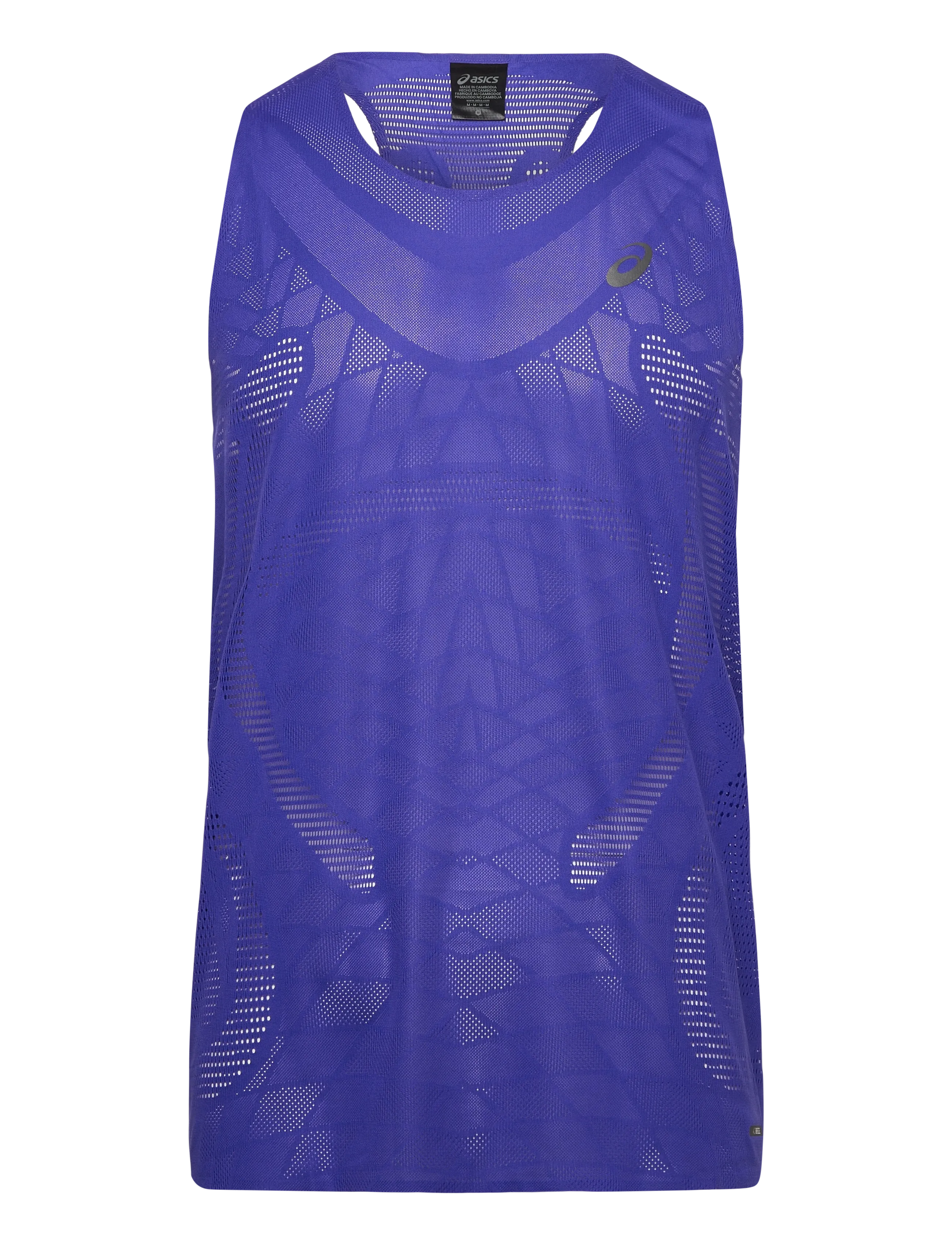 Asics METARUN SINGLET - Treenitopit - COBALT BURST / purple