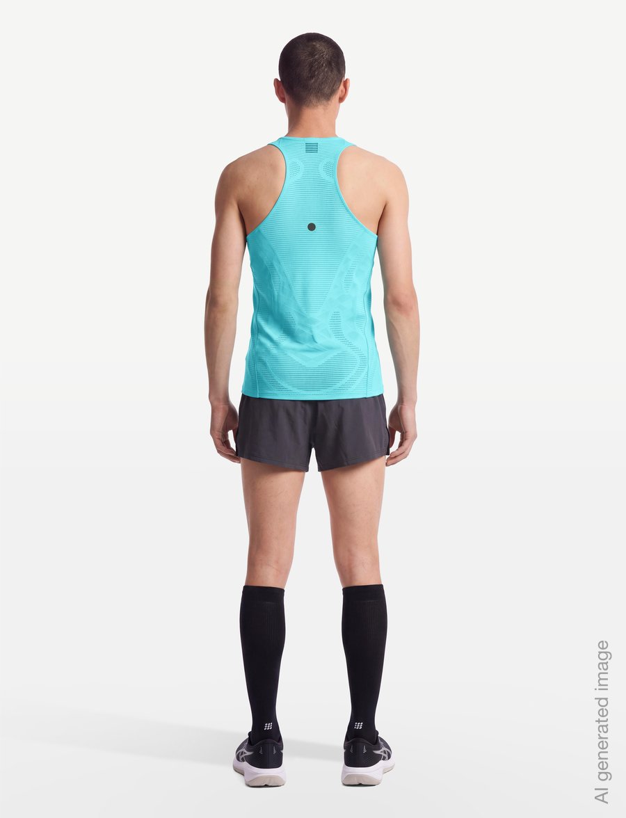 Asics - METARUN SINGLET - tank tops - energy aqua - 4