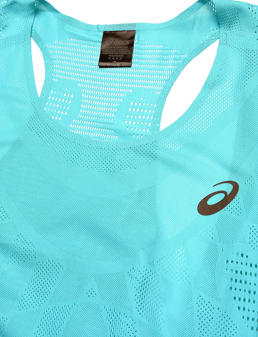 Asics - METARUN SINGLET - linnen - energy aqua - 2