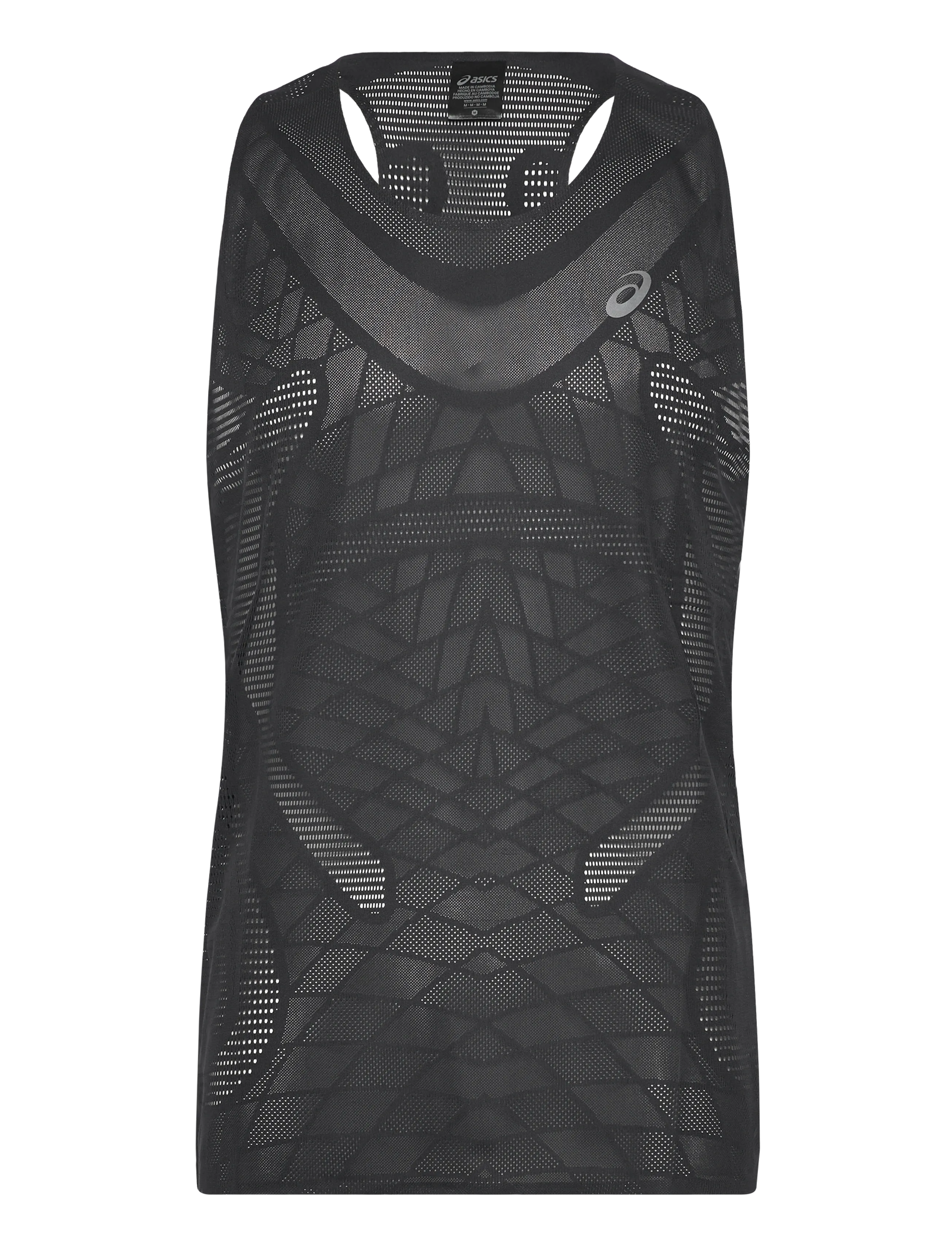 Asics Metarun Singlet, Mænd, Løbe Singlet, Sort, Str: L