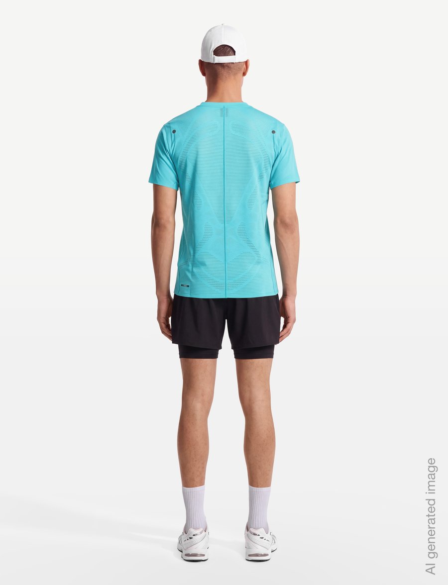 Asics - METARUN SS TOP - t-shirts - energy aqua - 4