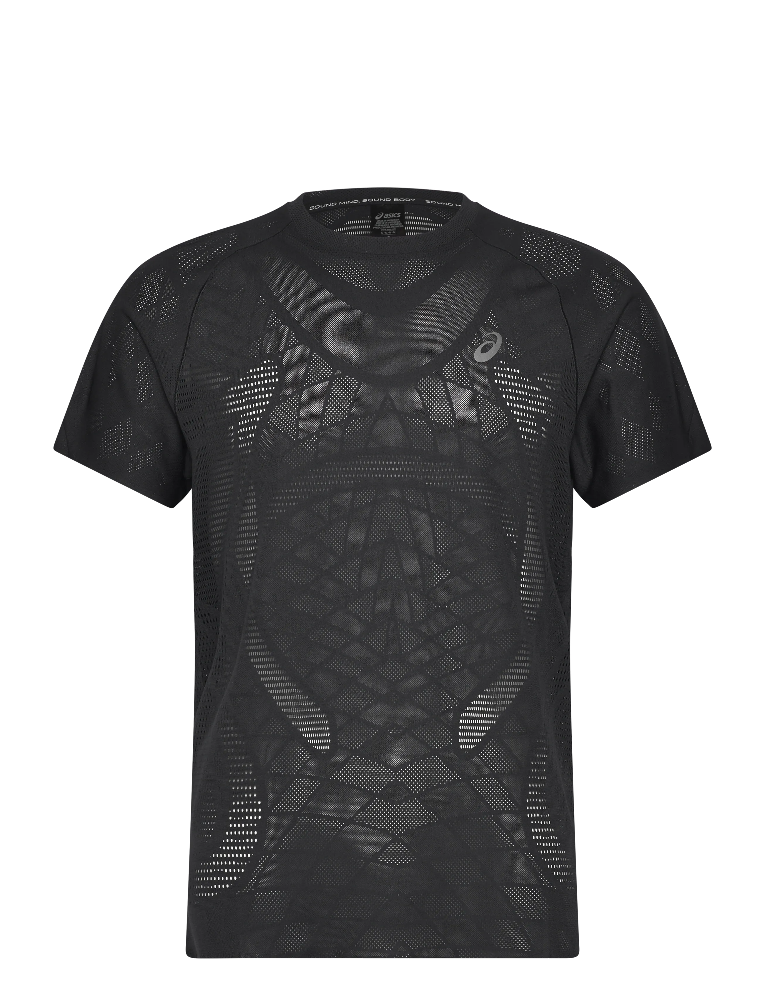 Asics Metarun Ss Top, L, Black, Sport Overdele > Sport T-shirts, Herre