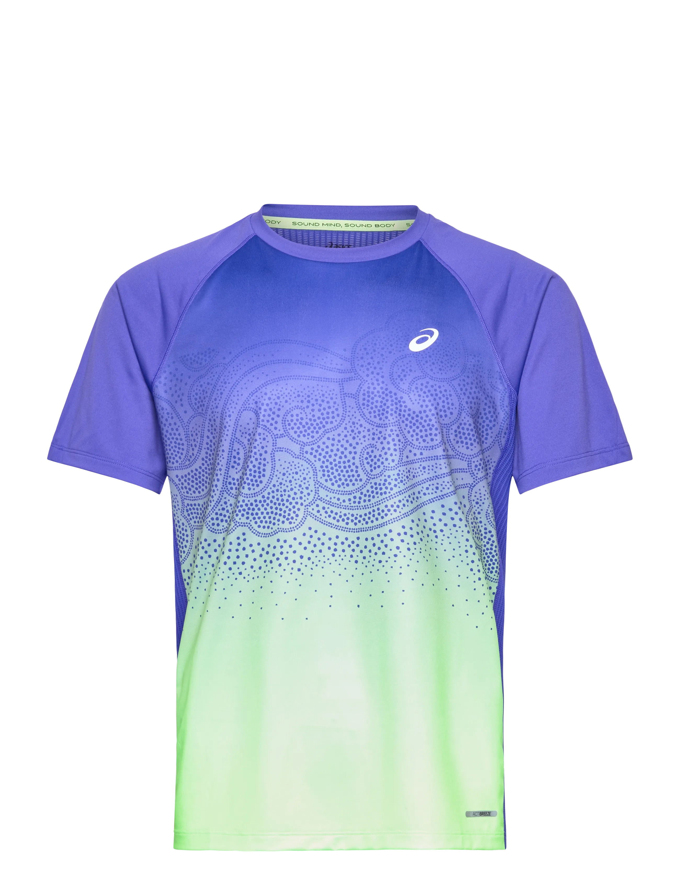 Asics ROAD FADE SS TOP - View all - COBALT BURST/ILLUMINATE GREEN / blue