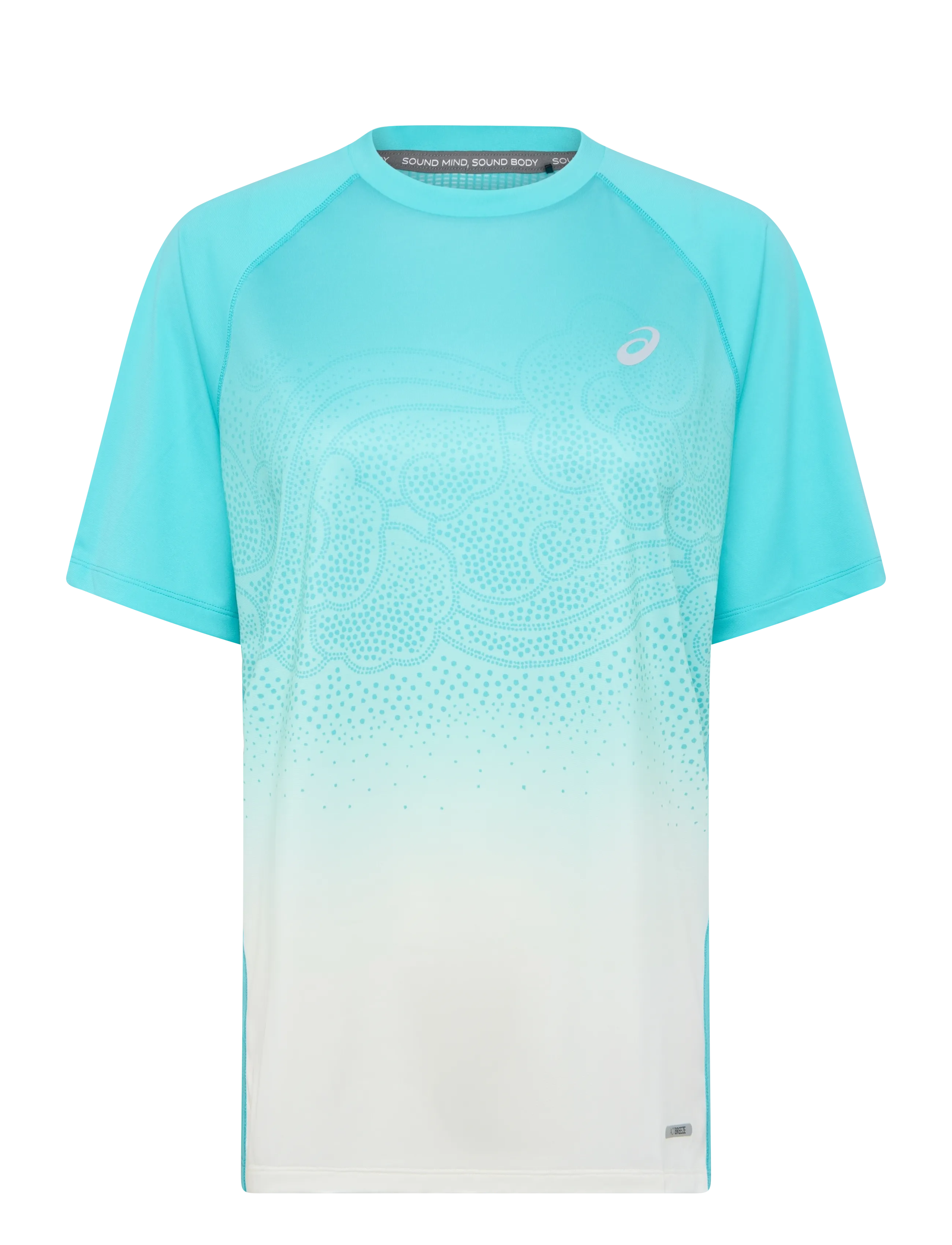 Asics ROAD FADE SS TOP - T-skjorter - ENERGY AQUA / blue