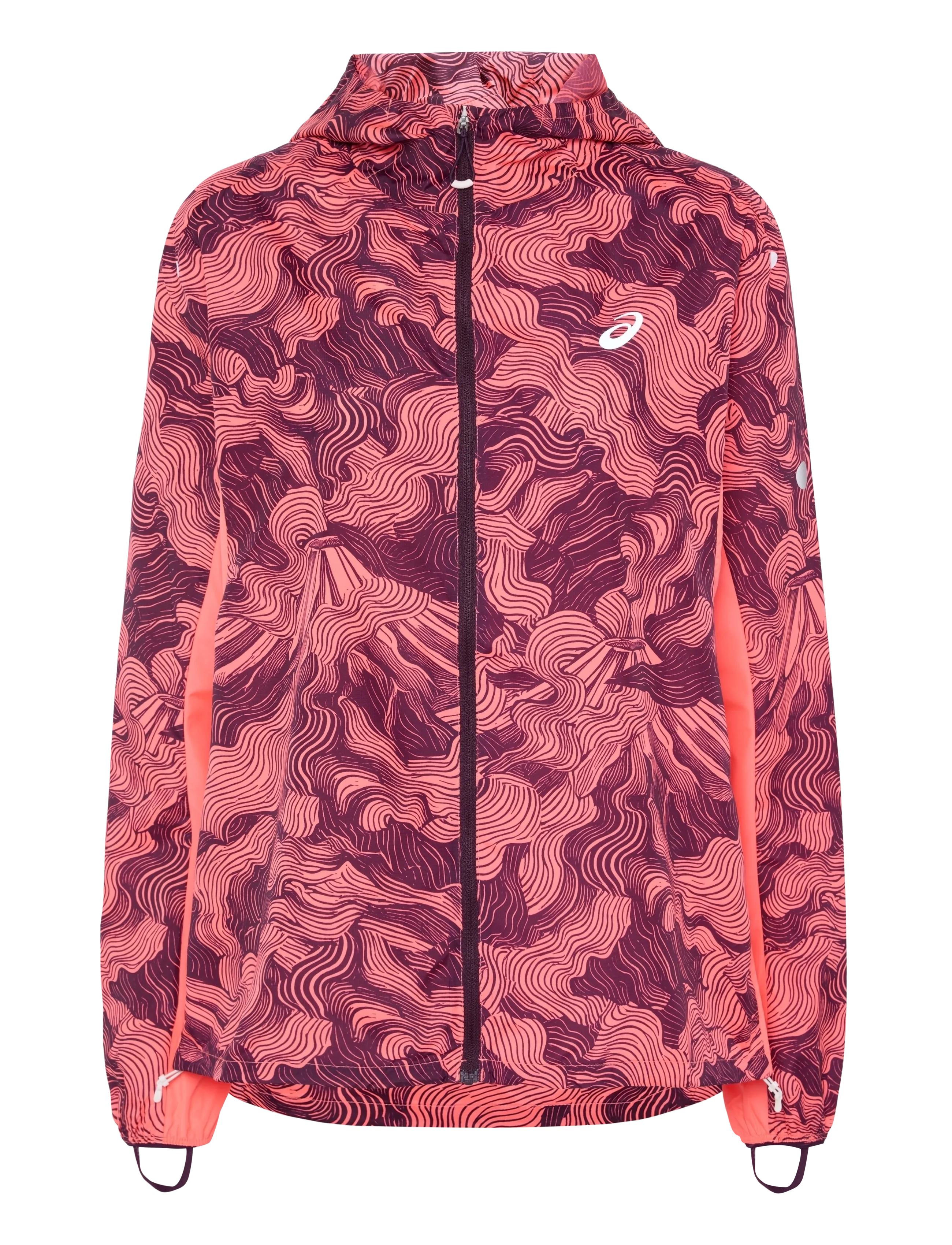 Asics Fujitrail Packable Jacket, L, Red, Sport Jackets > Sport Outdoor Jackets, Herre