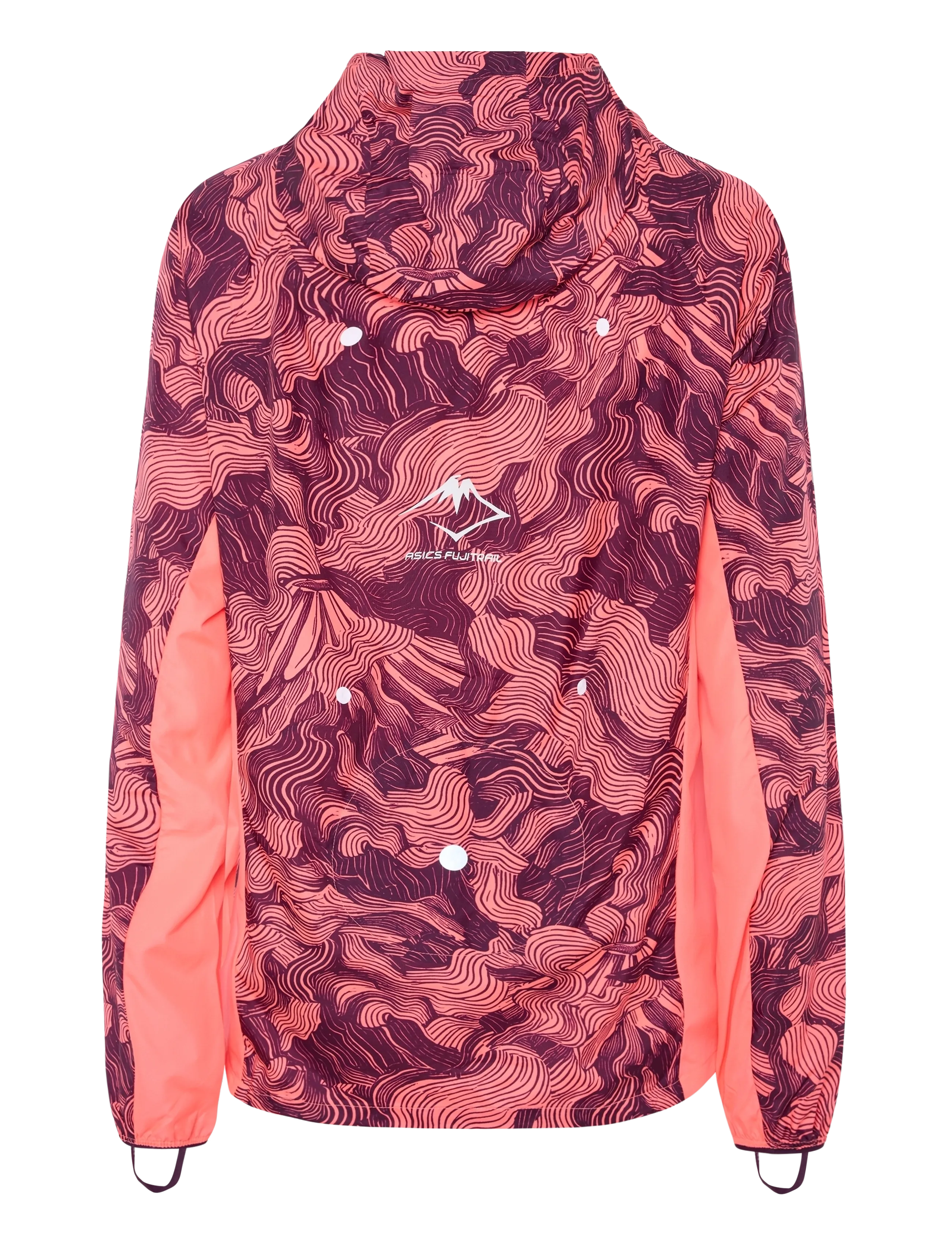 Asics - FUJITRAIL PACKABLE JACKET - sportjacken - blazing coral/dark aubergine - 1