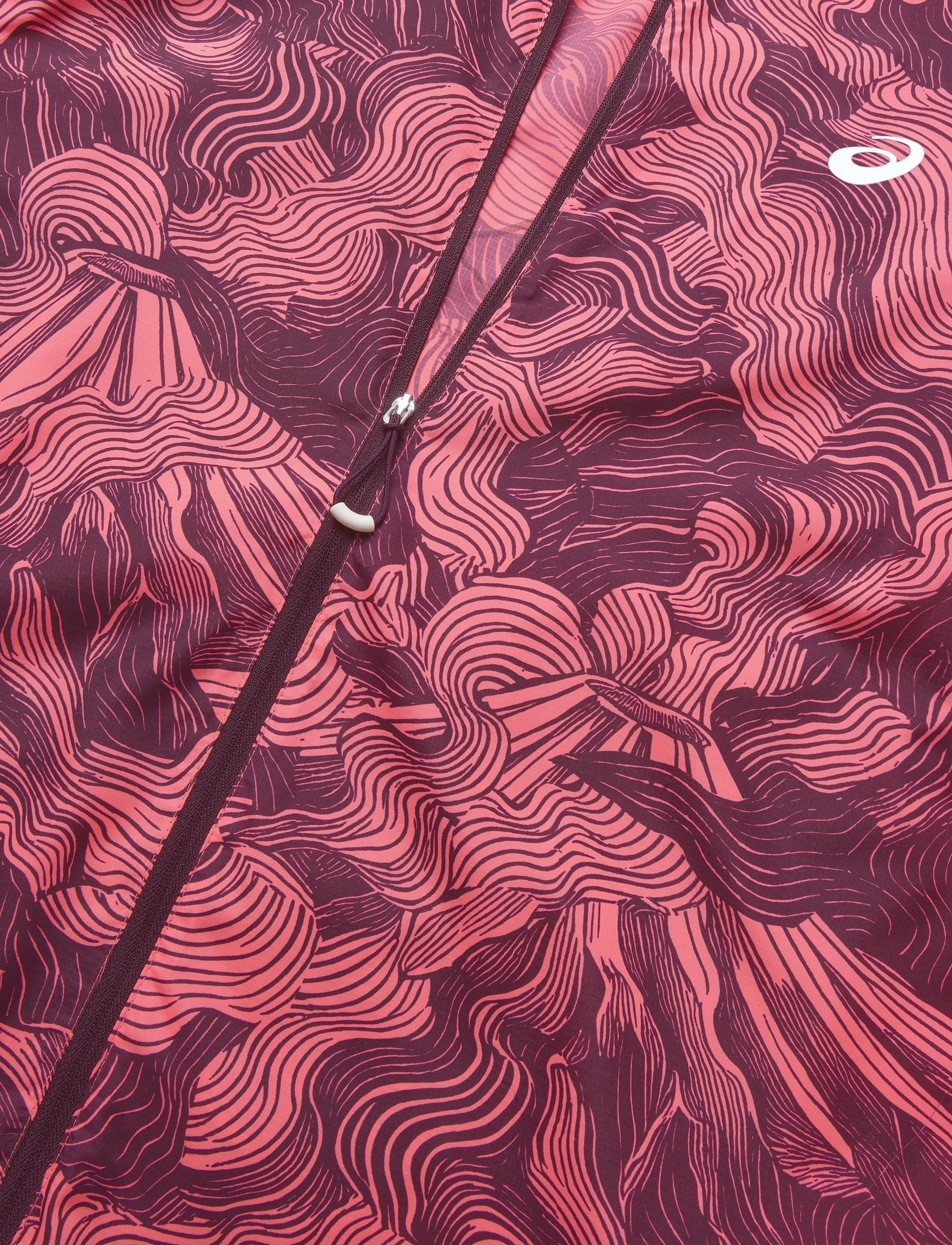 Asics - FUJITRAIL PACKABLE JACKET - sportjacken - blazing coral/dark aubergine - 3