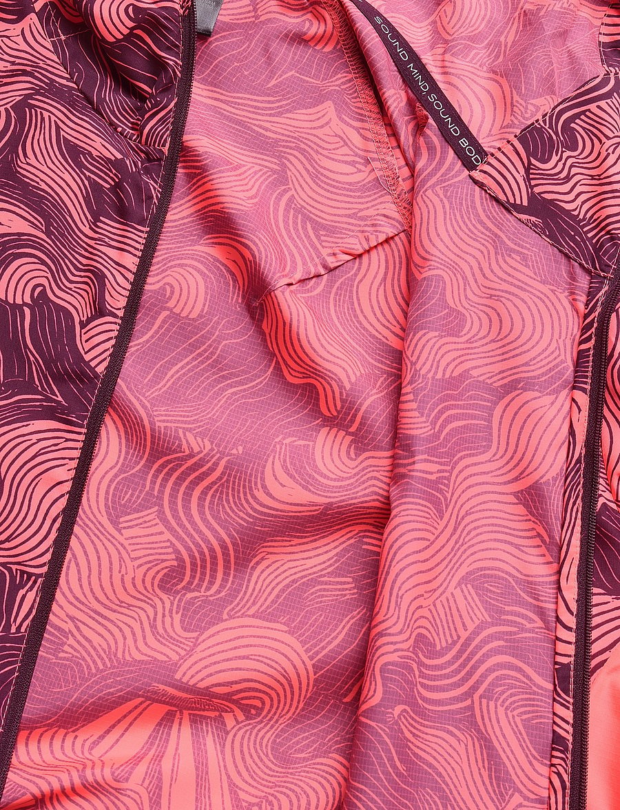Asics - FUJITRAIL PACKABLE JACKET - sportjacken - blazing coral/dark aubergine - 4