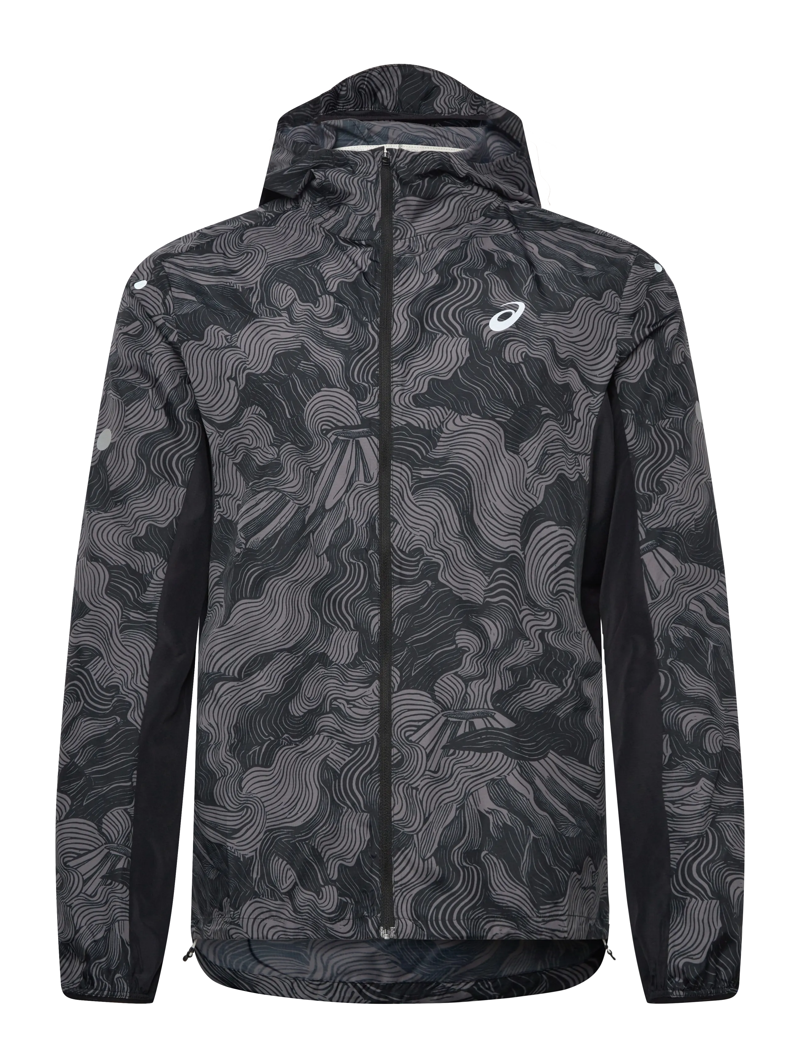 Asics Fujitrail Packable Jacket, XL, Black, Sport Jackets > Sport Outdoor Jackets, Herre