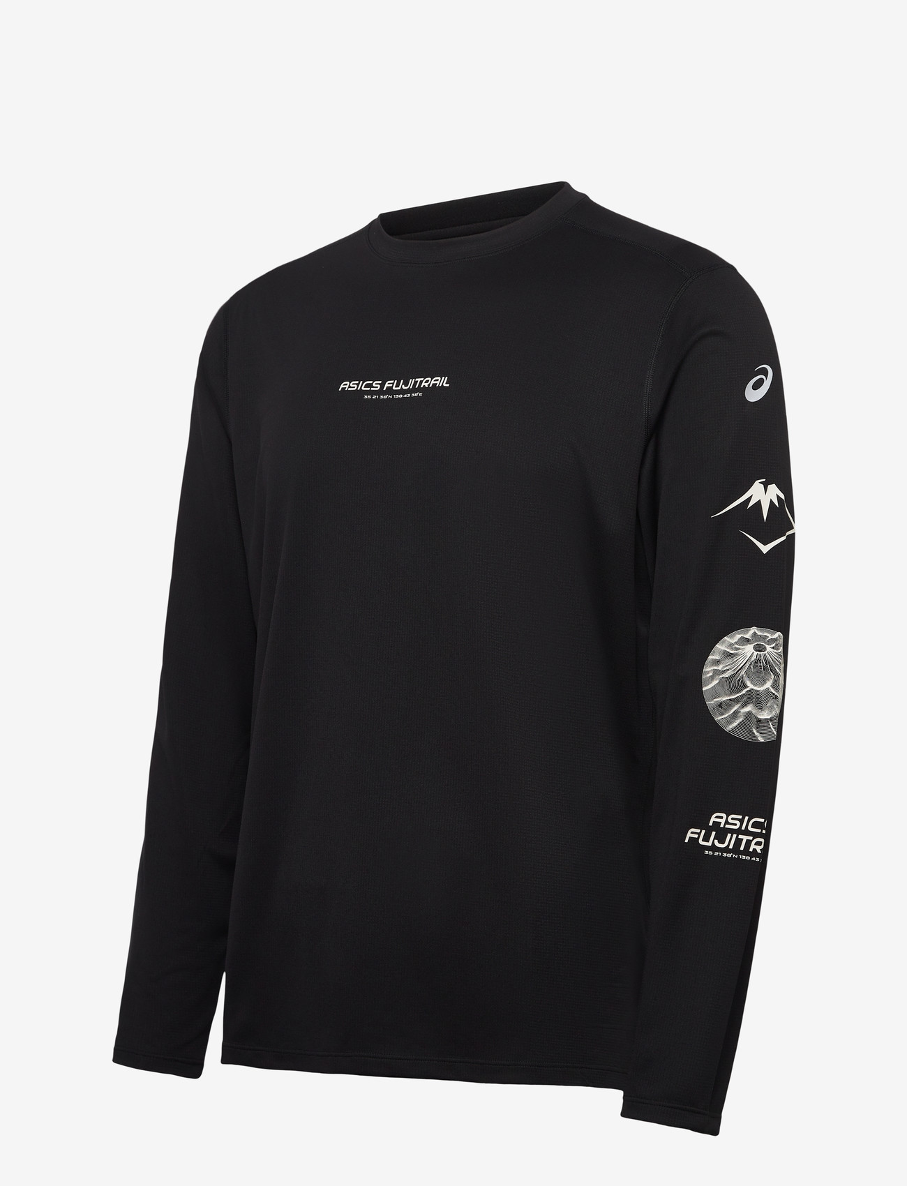 Asics - FUJITRAIL LOGO LS TOP - langærmede t-shirts - performance black/carrier grey/cool grey - 2