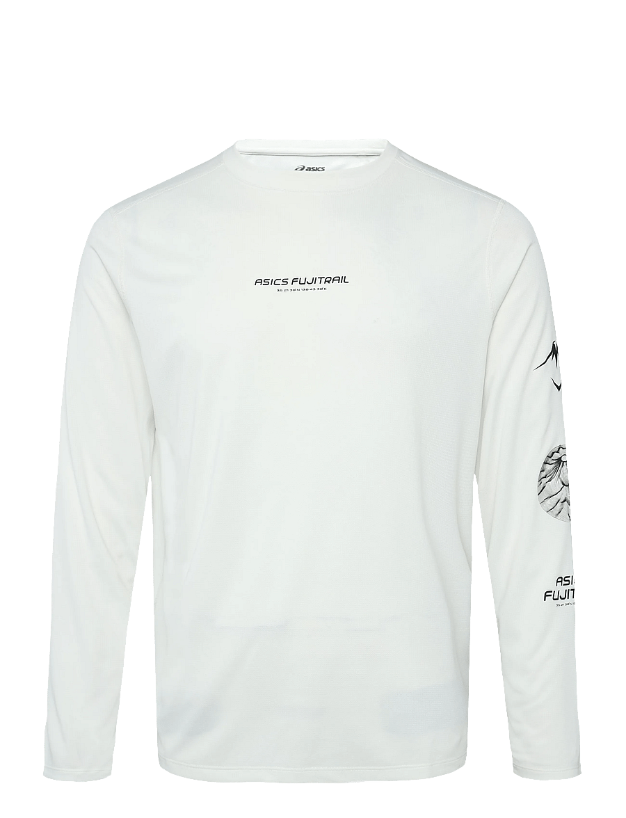 Asics - FUJITRAIL LOGO LS TOP - langarmshirts - cream - 1