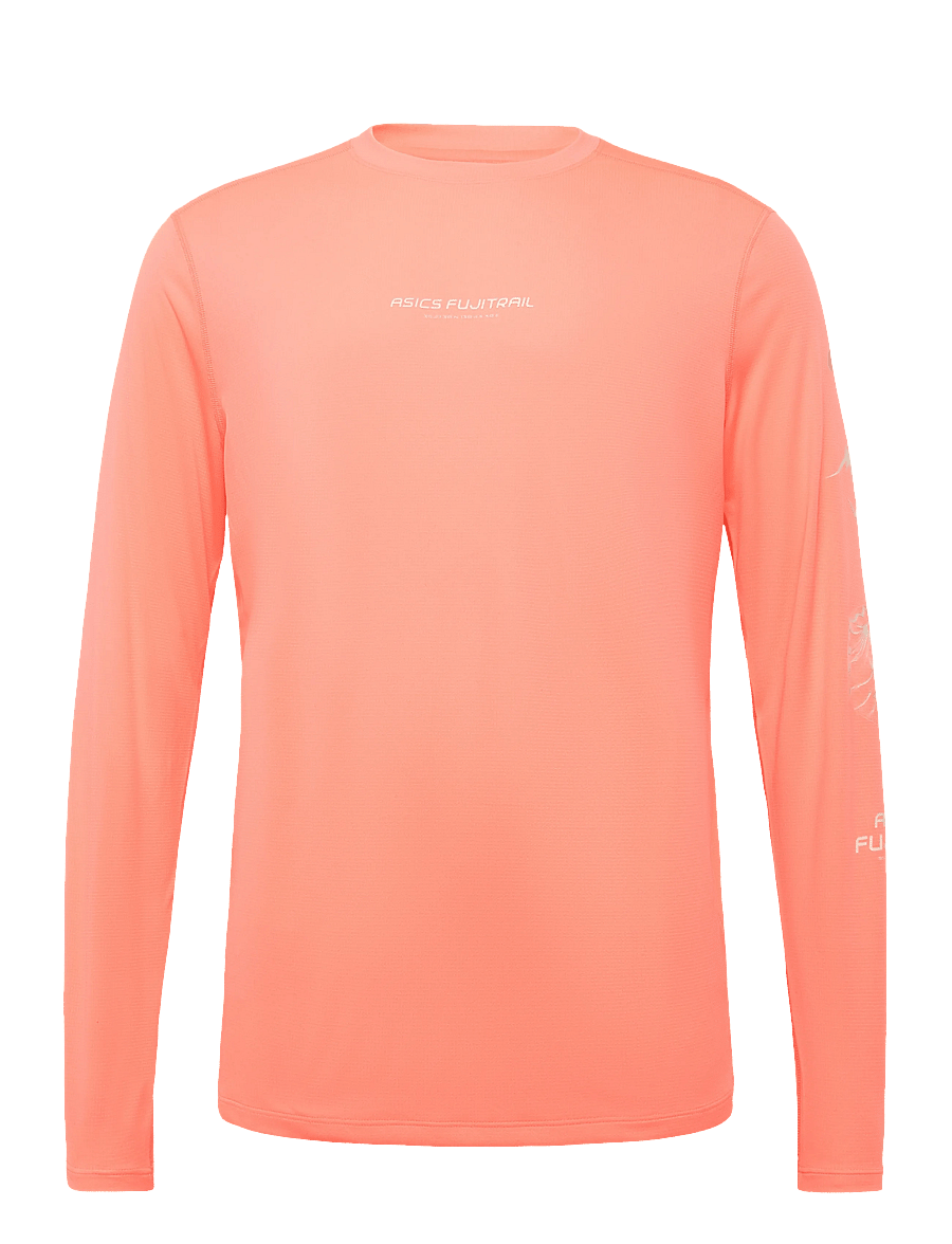 Asics - FUJITRAIL LOGO LS TOP - langarmshirts - sun coral - 0