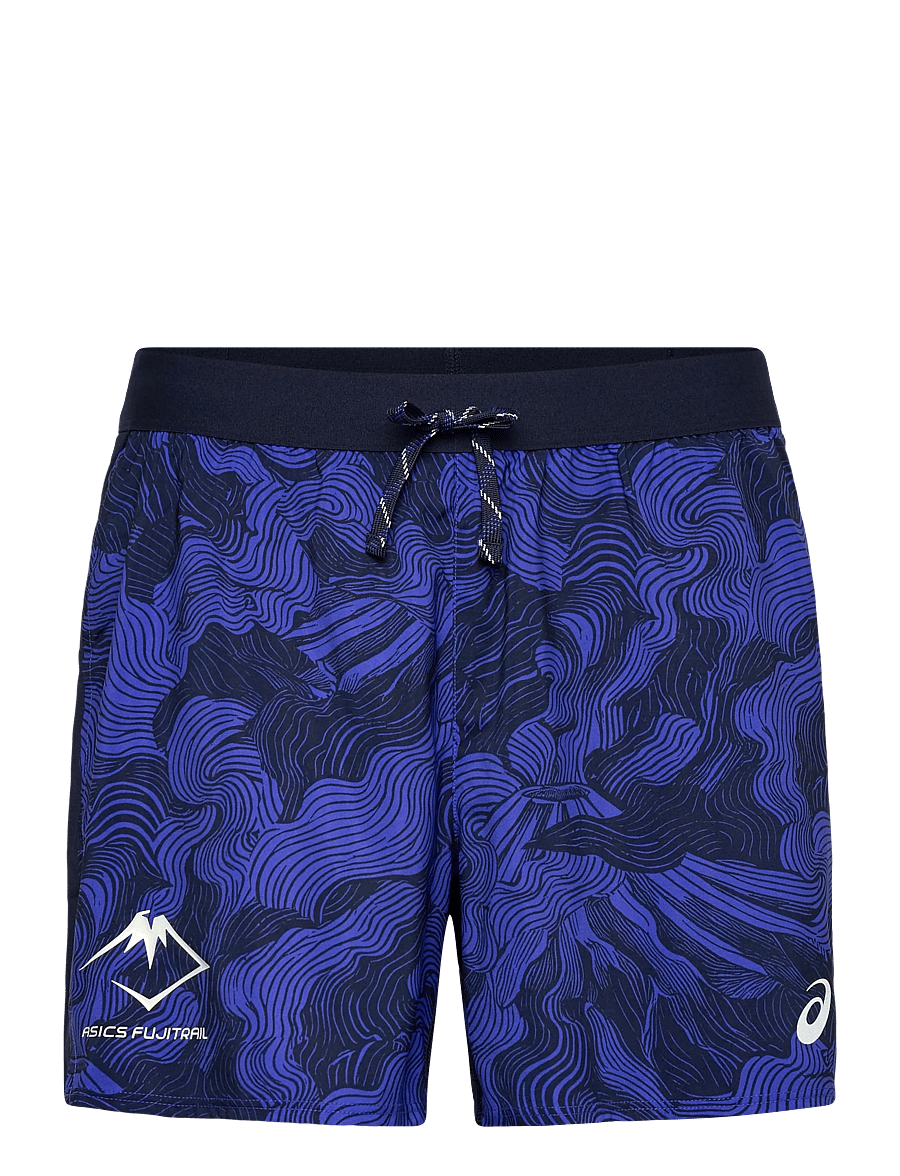 Asics - FUJITRAIL ALL OVER PRINT 5IN SHORT - laufshorts - midnight/cobalt burst/cream - 0