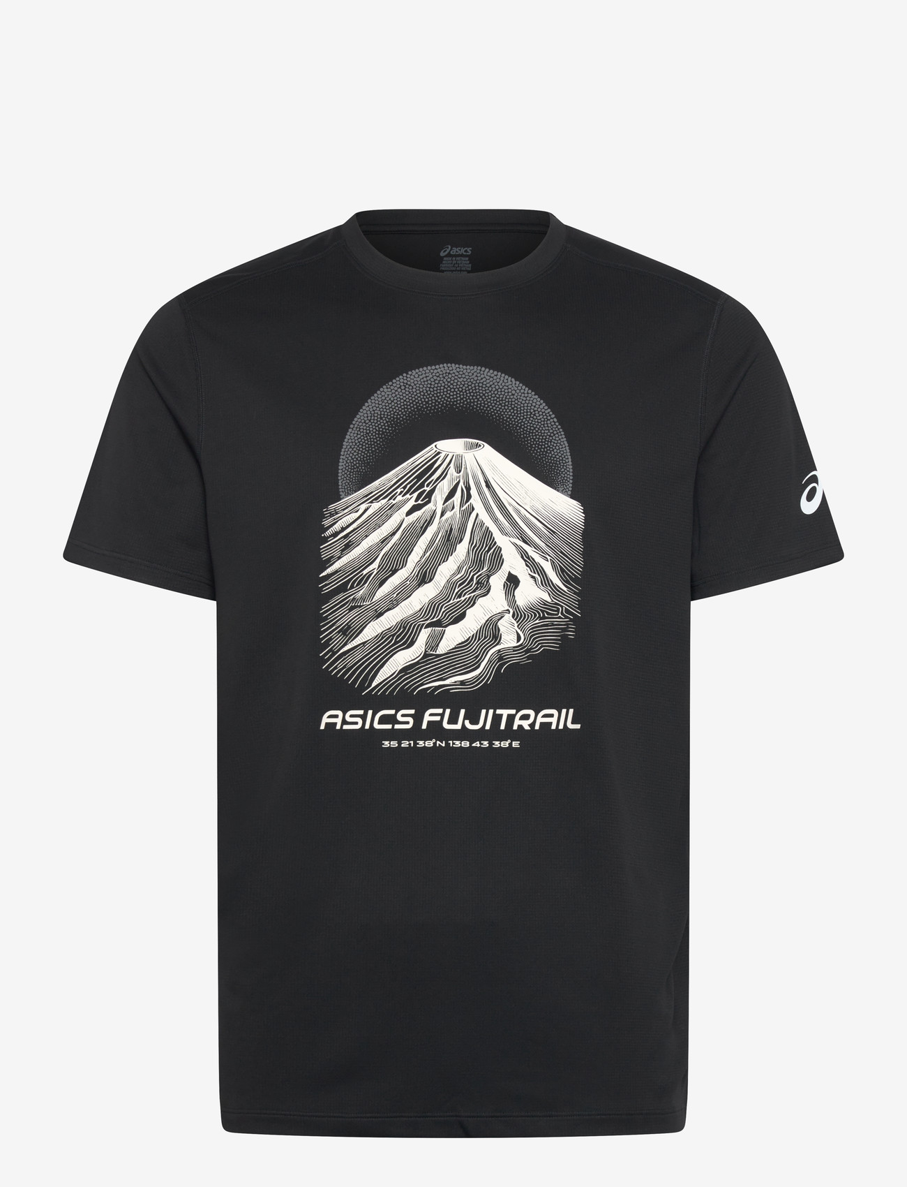 Asics - FUJITRAIL LOGO SS TOP - t-shirts - performance black/cream/carbon - 0