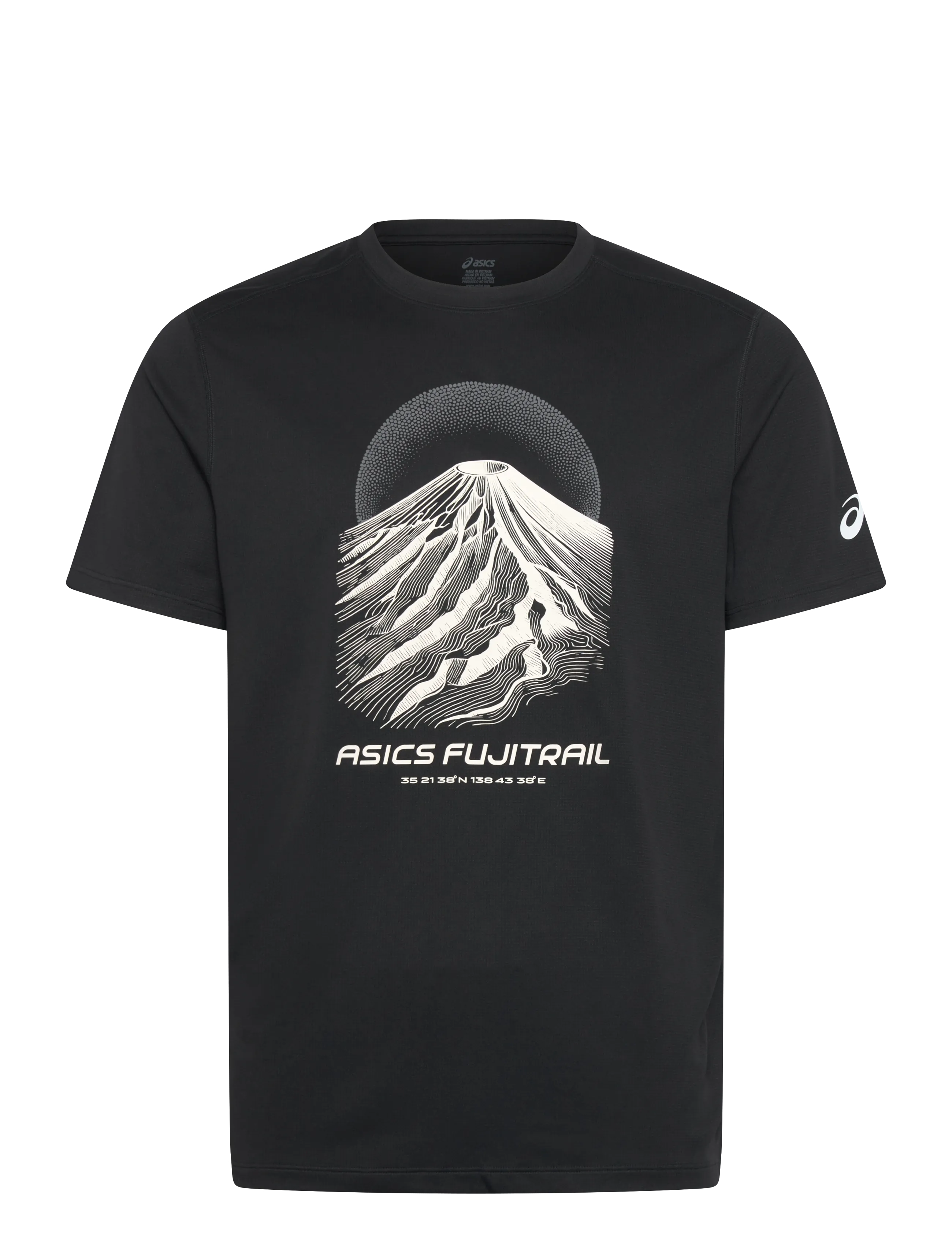 Asics FUJITRAIL LOGO SS TOP - ASICS - PERFORMANCE BLACK/CREAM/CARBON / black