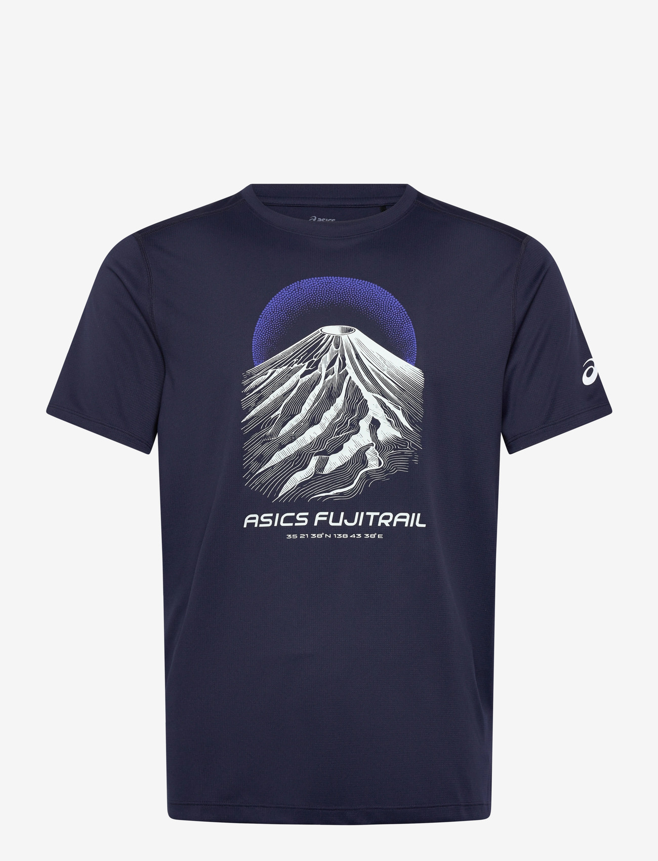 Asics - FUJITRAIL LOGO SS TOP - t-shirts - midnight/cobalt burst/cool grey - 0