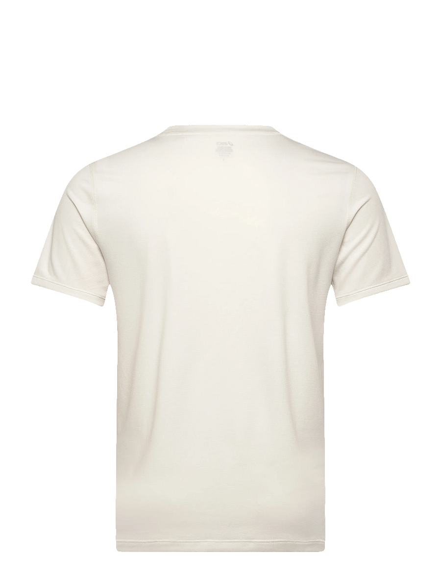 Asics - FUJITRAIL LOGO SS TOP - t-shirts - cream/cobalt burst/cool grey - 1