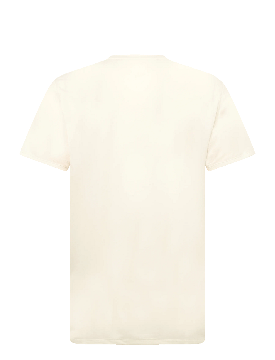 Asics - FUJITRAIL LOGO SS TOP - t-shirts - cream - 1