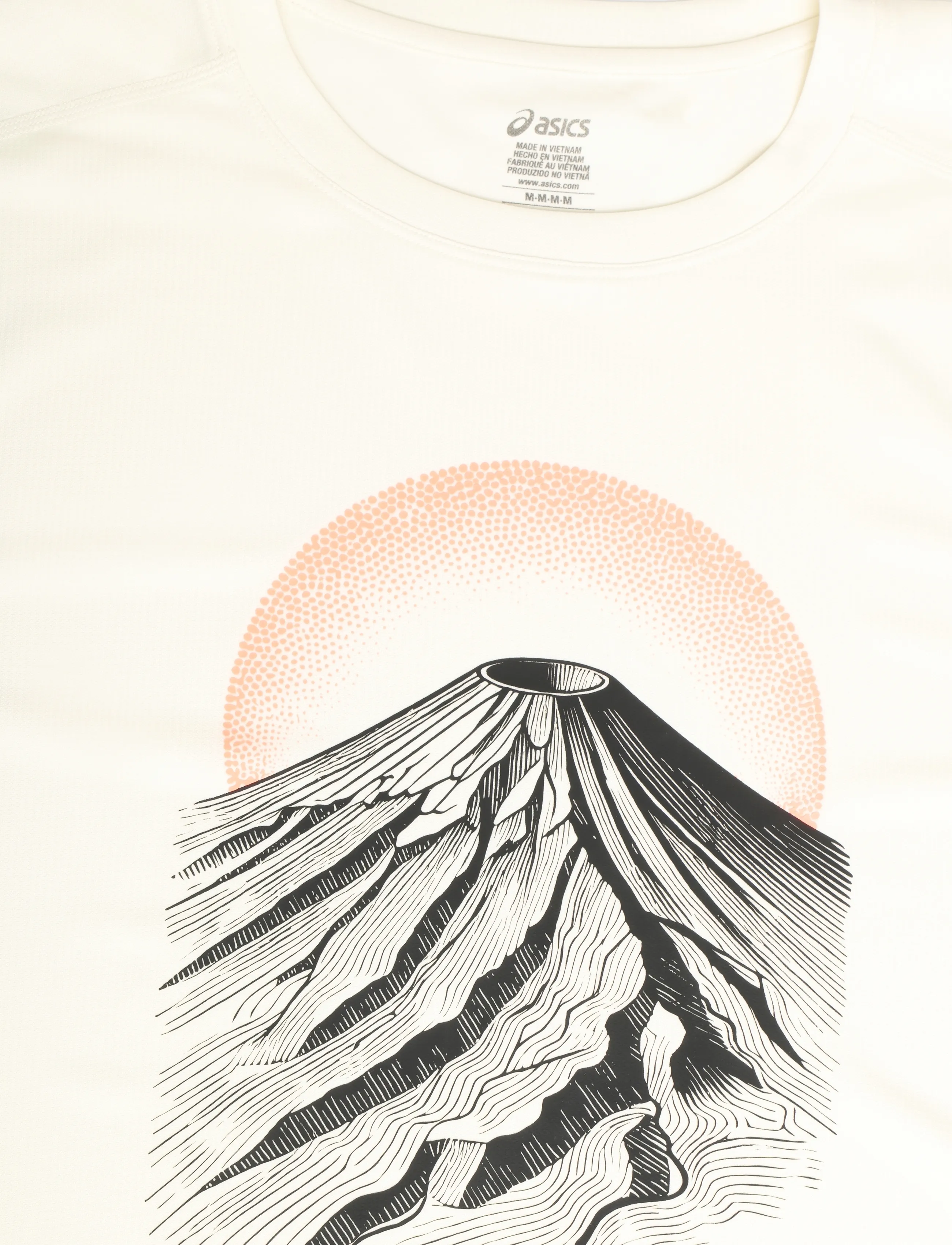 Asics - FUJITRAIL LOGO SS TOP - t-shirts - cream - 2