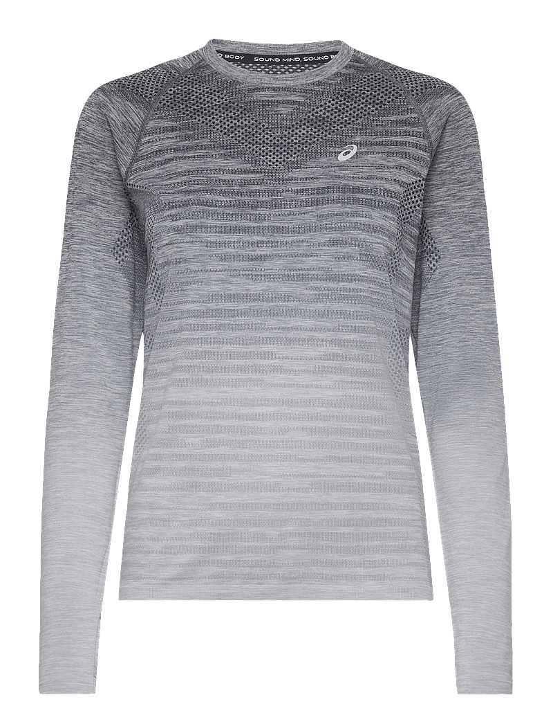 Asics - SEAMLESS LS TOP - långärmade tröjor - carrier grey/glacier grey - 0
