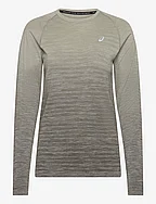 SEAMLESS LS TOP - MANTLE GREEN/OLIVE GREY