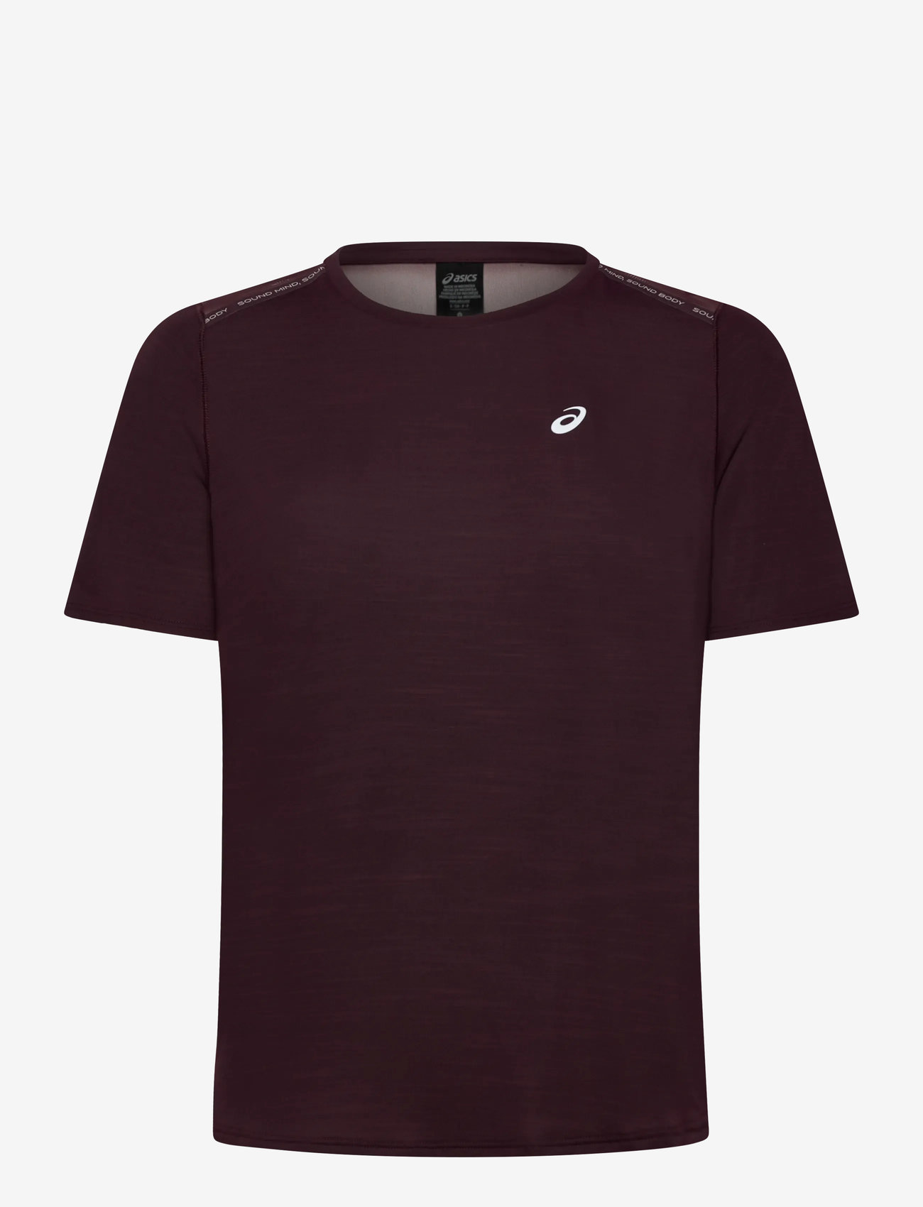 Asics - ROAD SS TOP - t-shirts - dark currant - 0