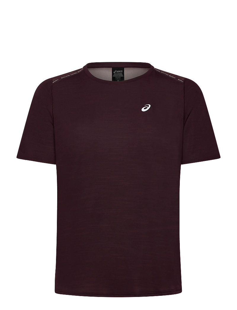 Asics - ROAD SS TOP - t-shirts - dark currant - 0