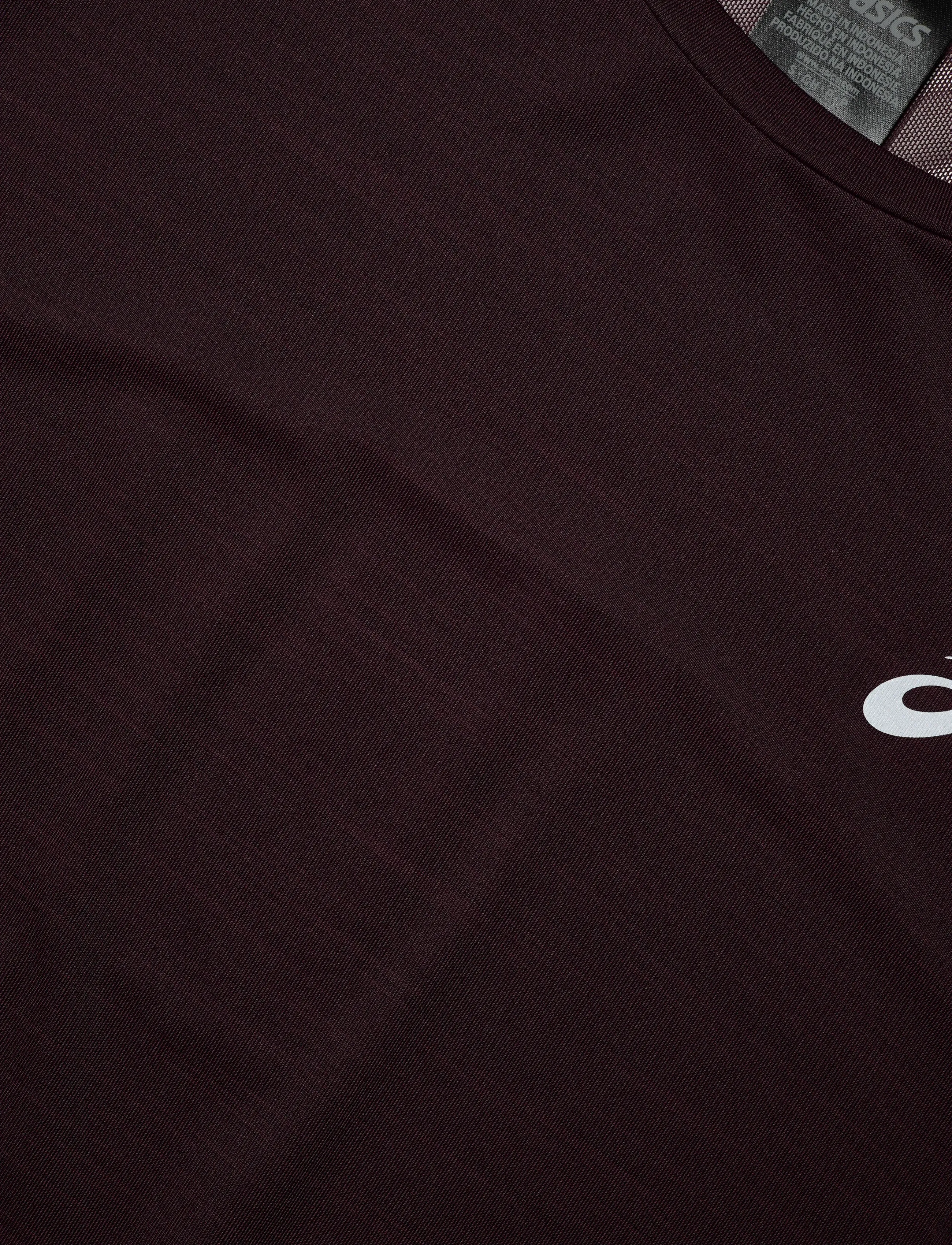 Asics - ROAD SS TOP - t-shirts - dark currant - 2