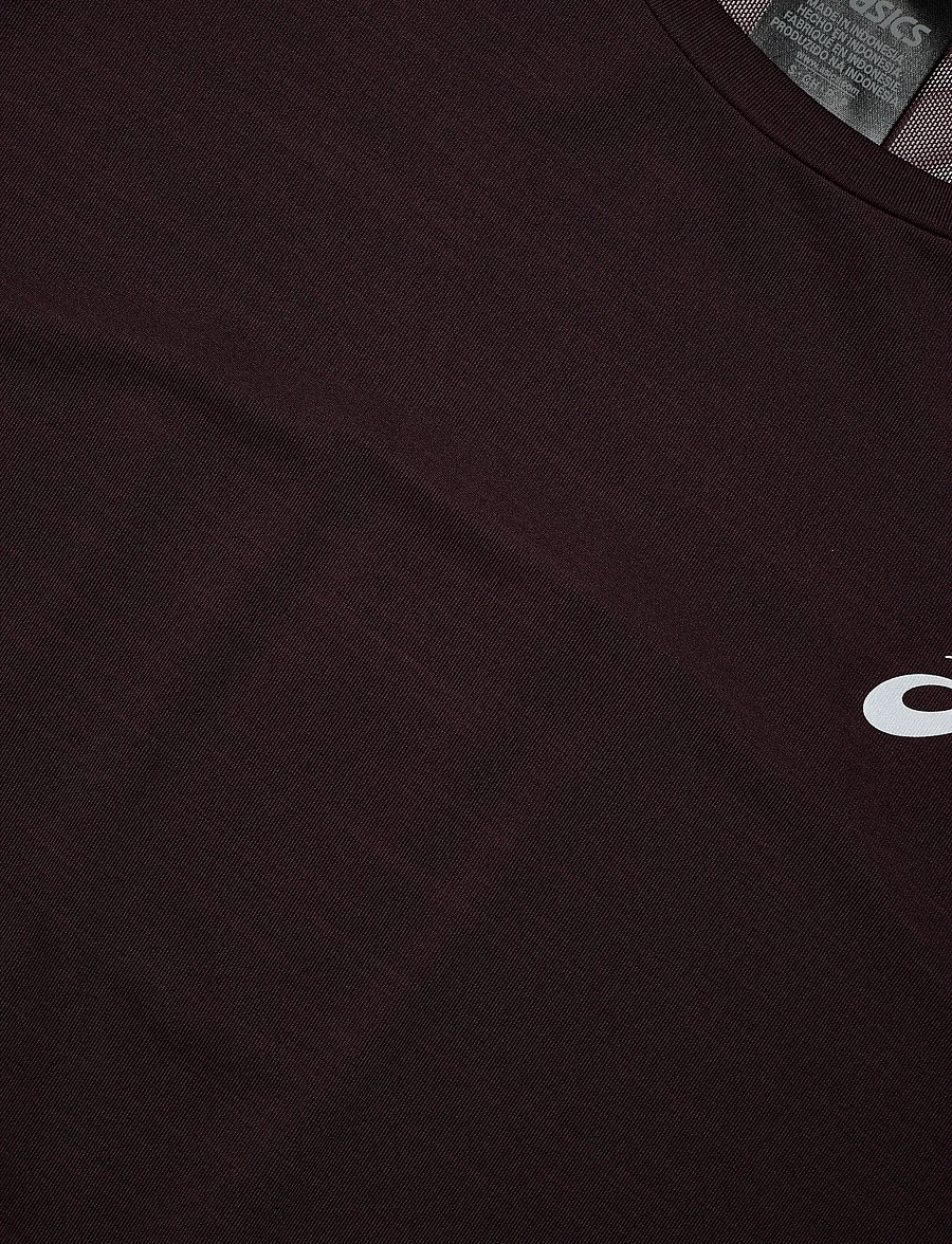 Asics - ROAD SS TOP - t-shirts - dark currant - 2