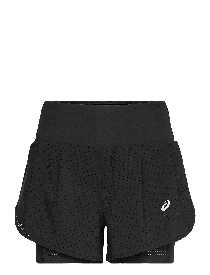 Asics - ROAD 2-N-1 3.5IN SHORT - löparshorts - performance black/performance black - 0